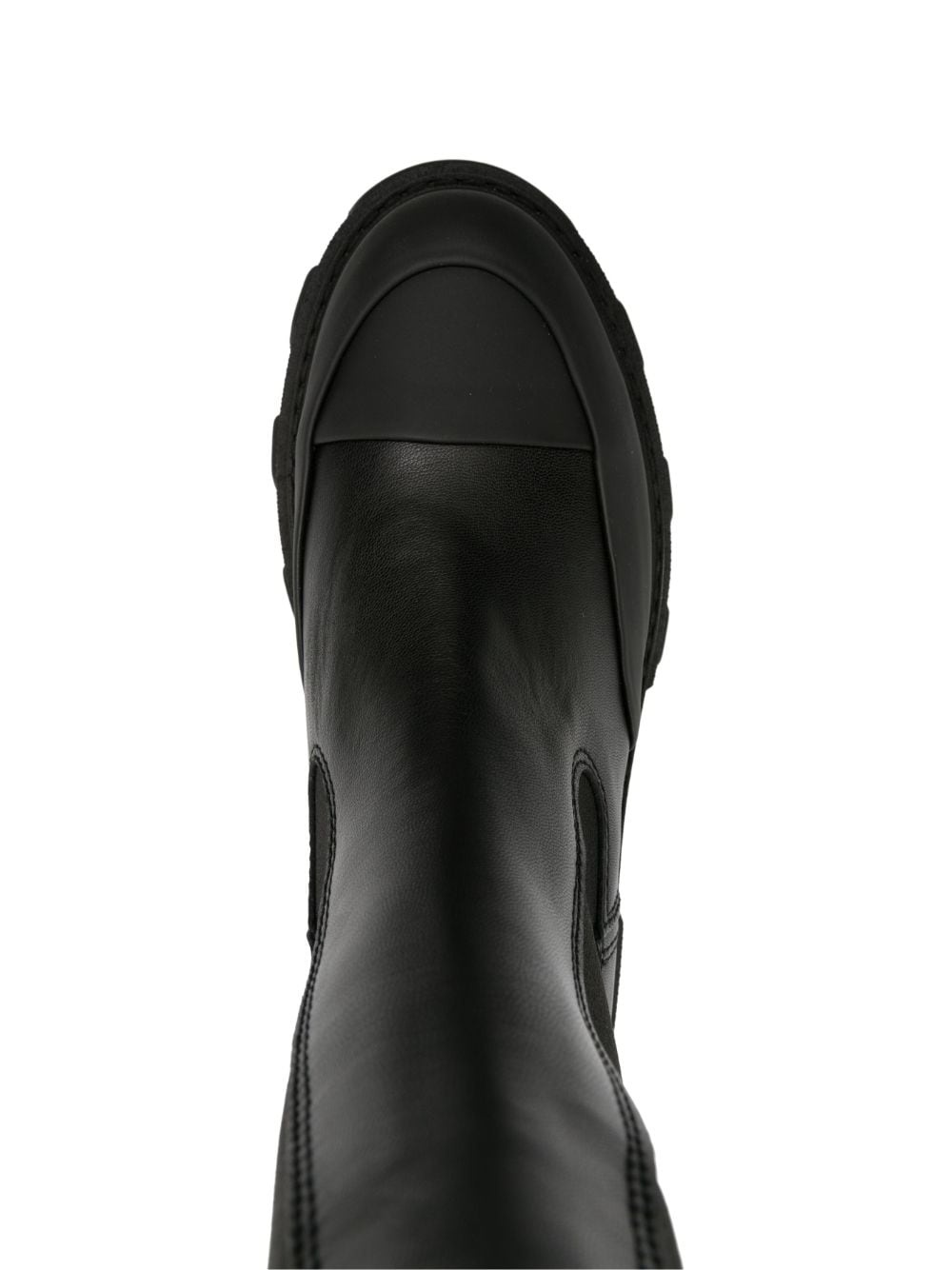 Cleated faux-leather chelsea boots - 4
