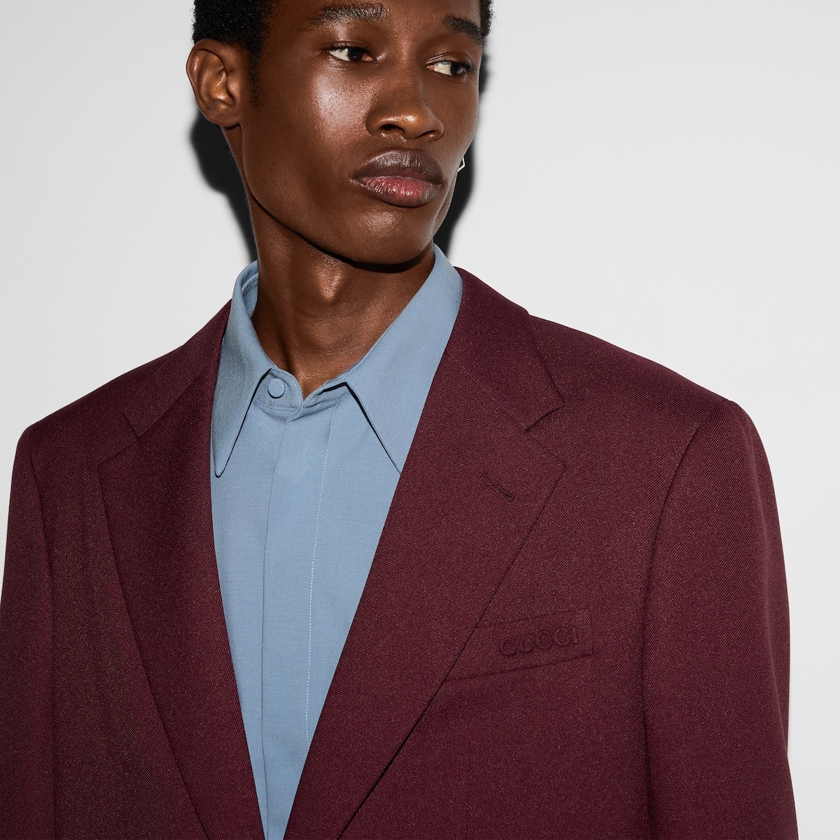 Embroidered polyester drill jacket - 5