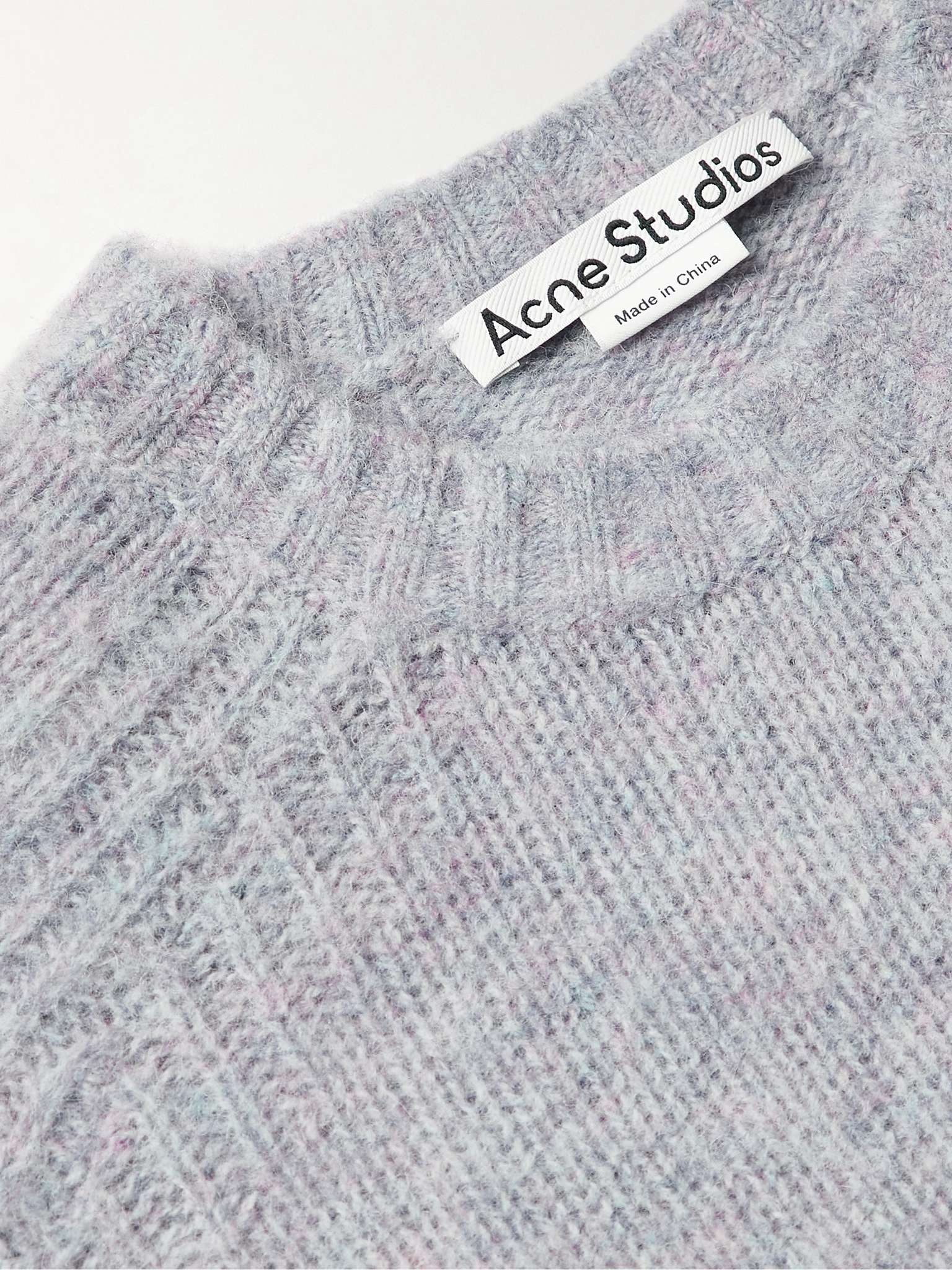 Brushed ​Shetland Wool Sweater - 5