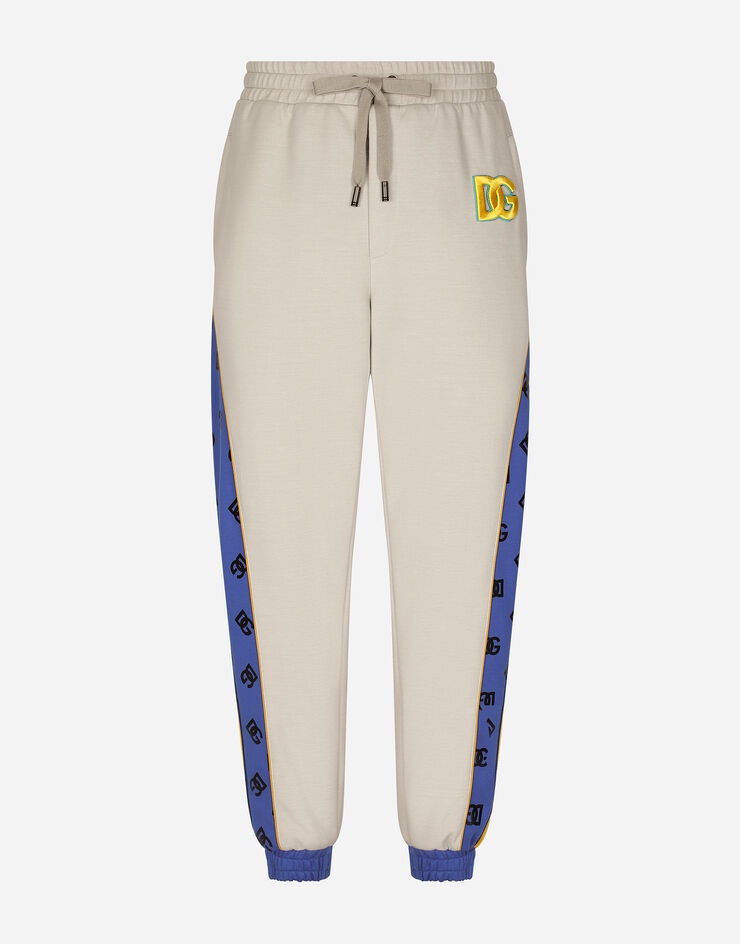 Jogging pants with embroidered DG patch and print - 1