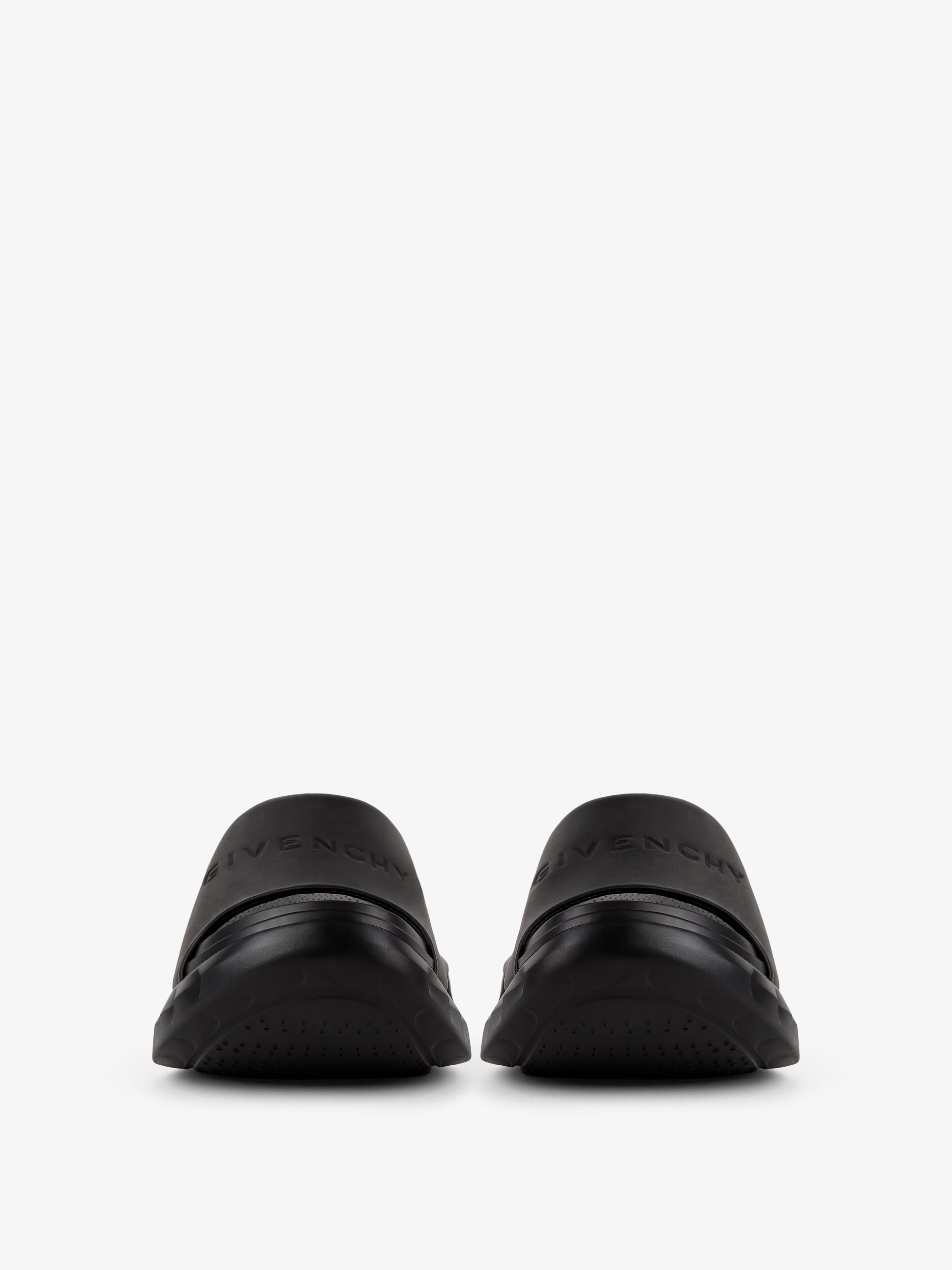 MARSHMALLOW WEDGE SANDALS IN LEATHER - 2