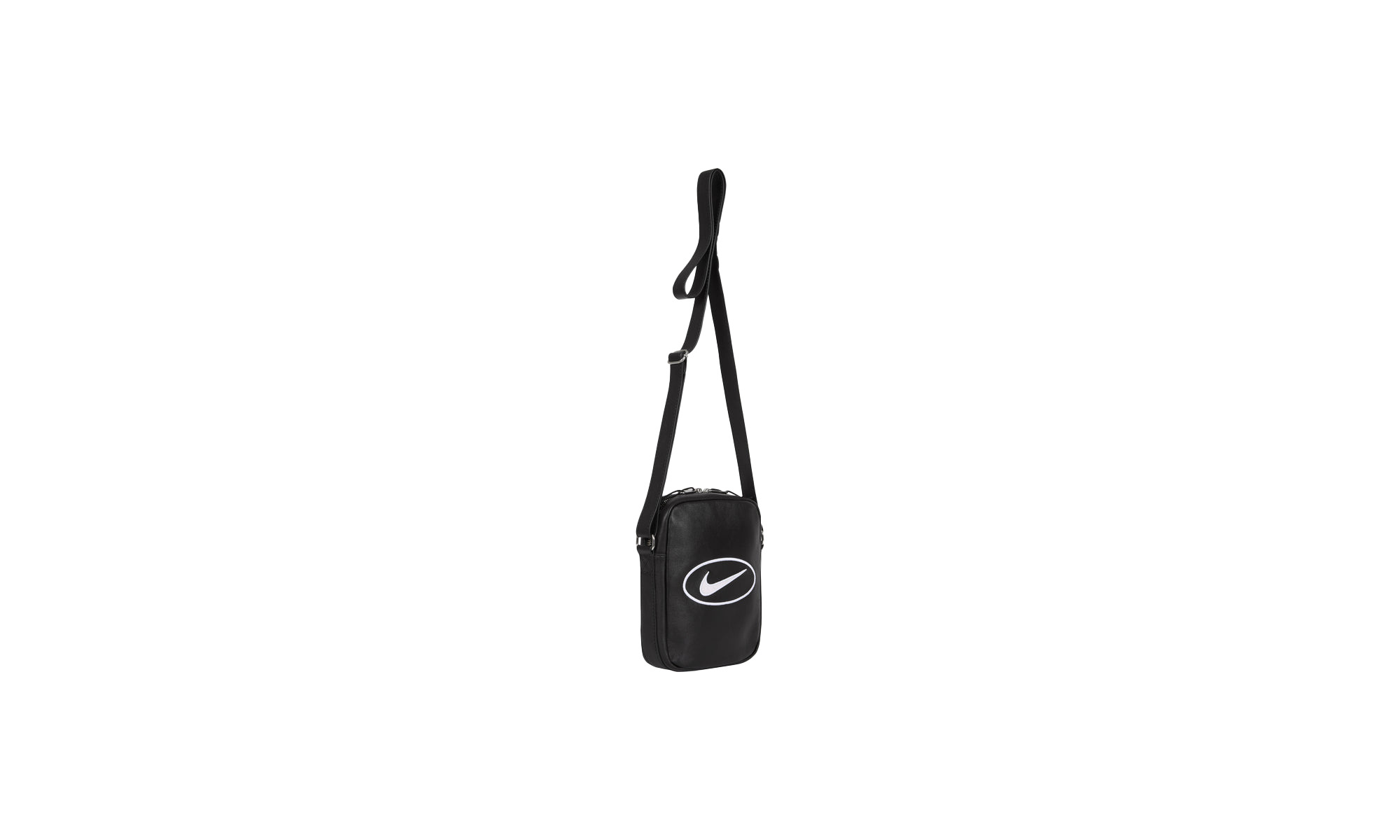 Nike Leather Shoulder Bag "SS25 - Black" - 3