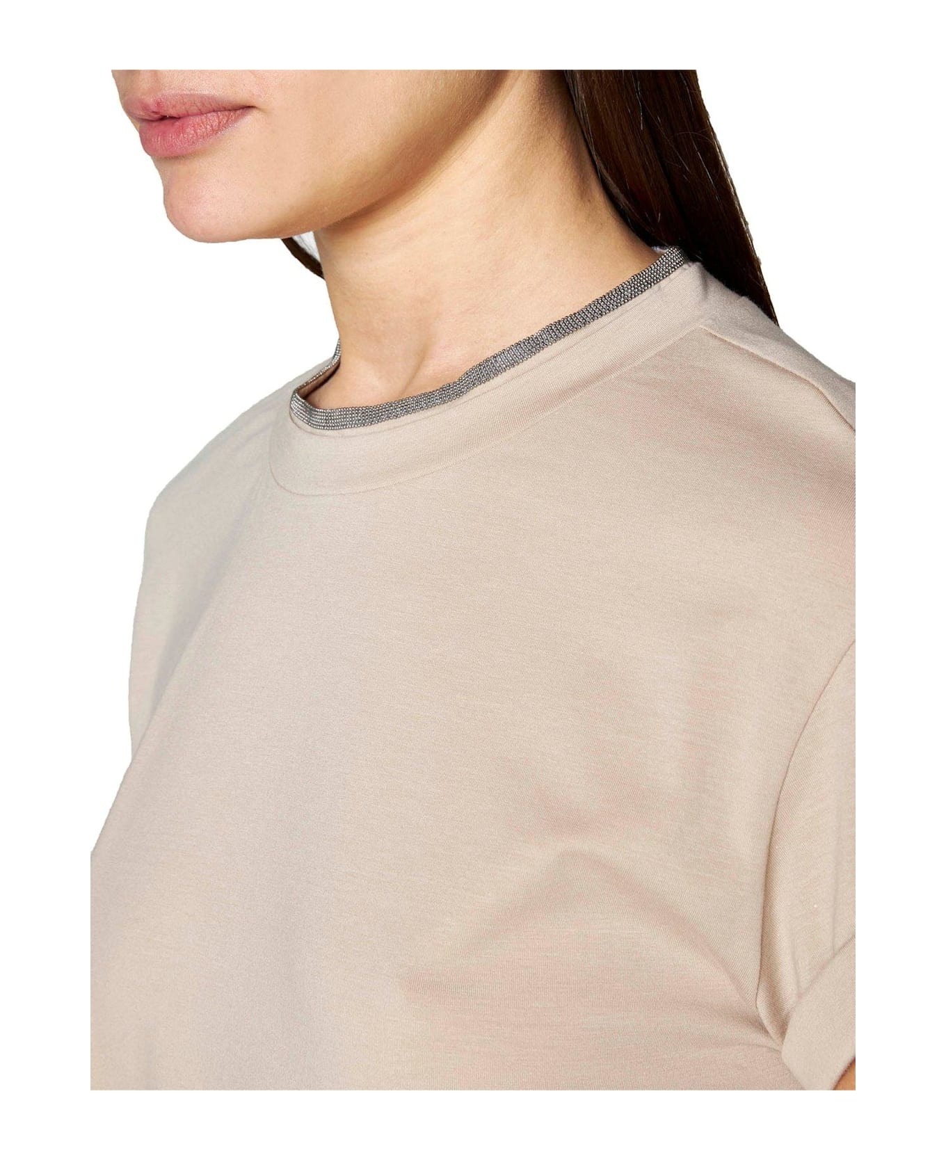 Embellished Crewneck T-shirt - 5
