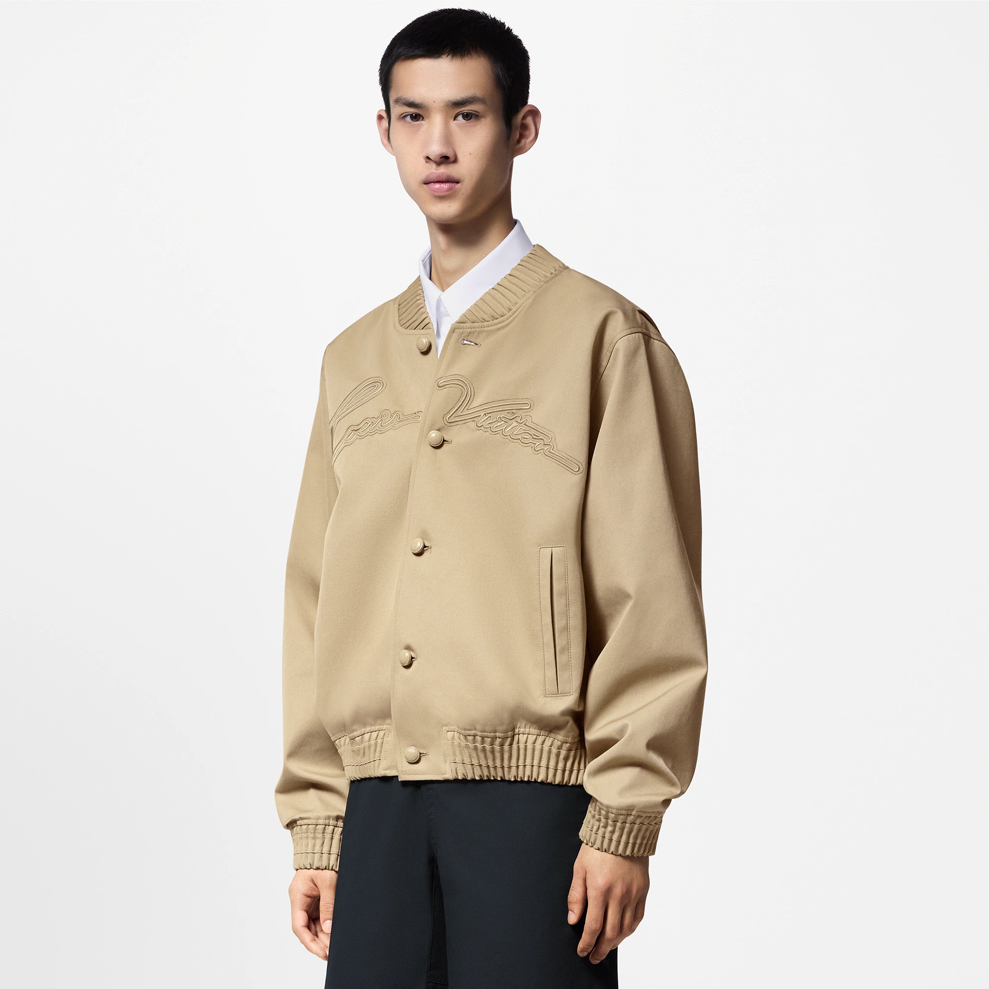 Embroidered Cotton Blend Bomber - 2