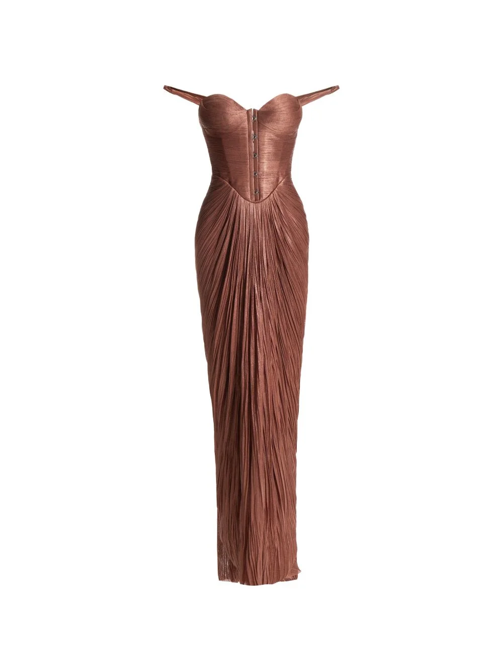 Susies corset-detail maxi dress - 1