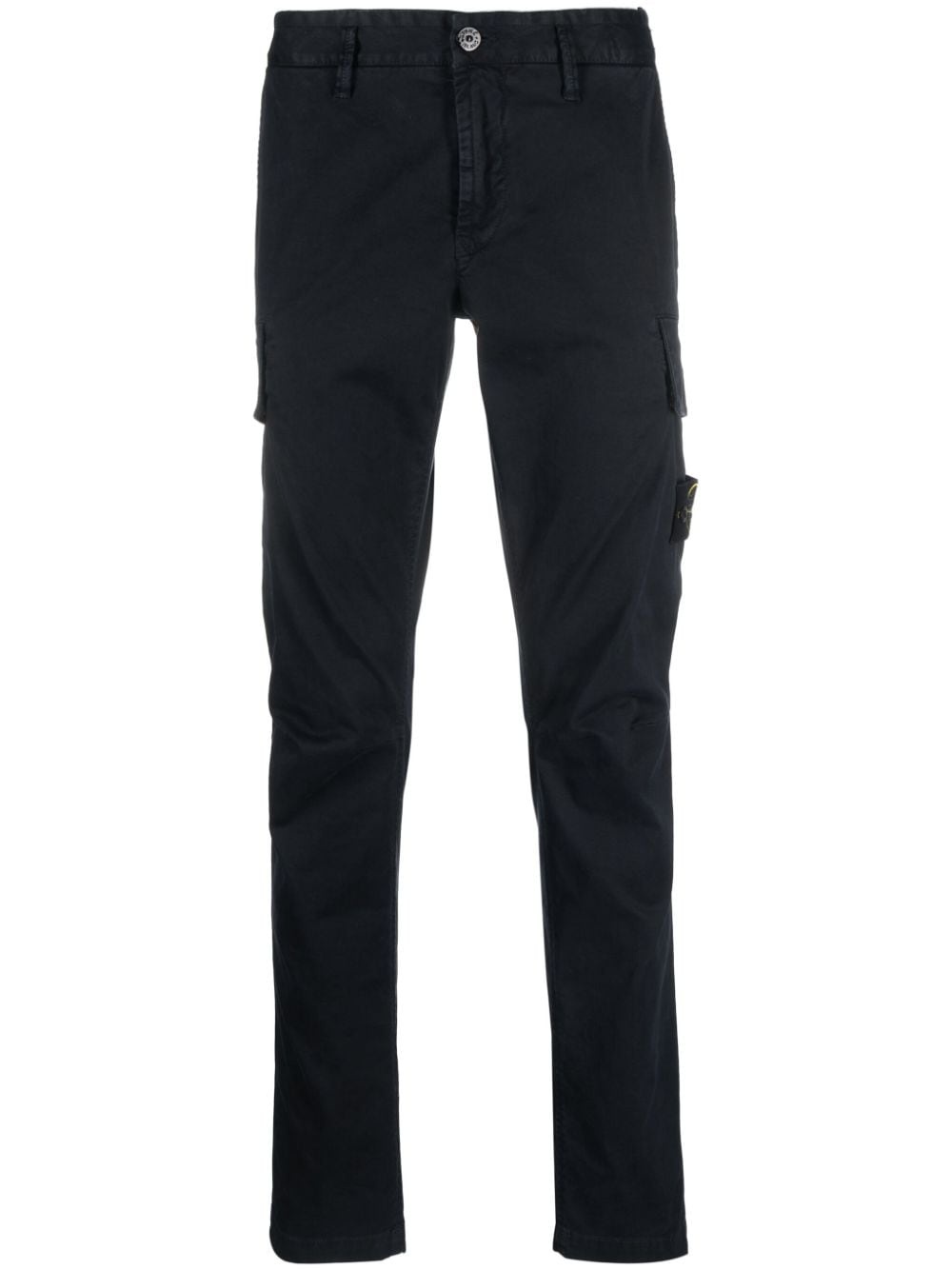 Compass-badge tapered cargo trousers - 1