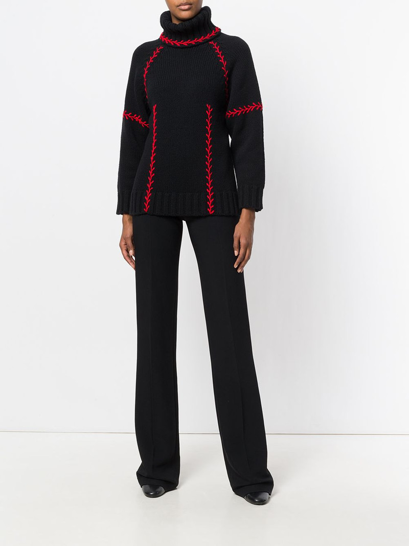 Alexander McQueen chunky turtle neck jumper outlook