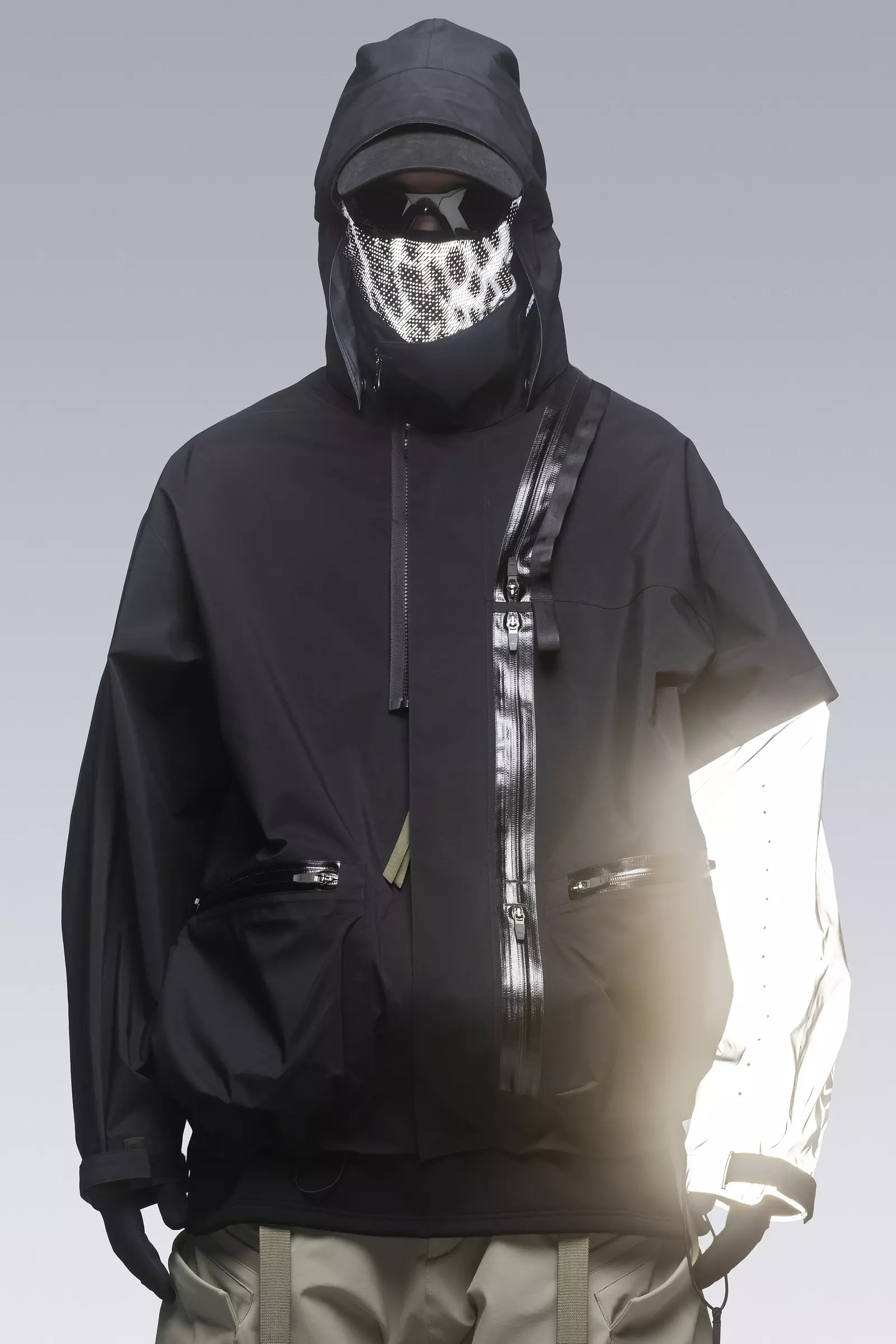 BK3-PS Retroreflective Balaclava Black - 34