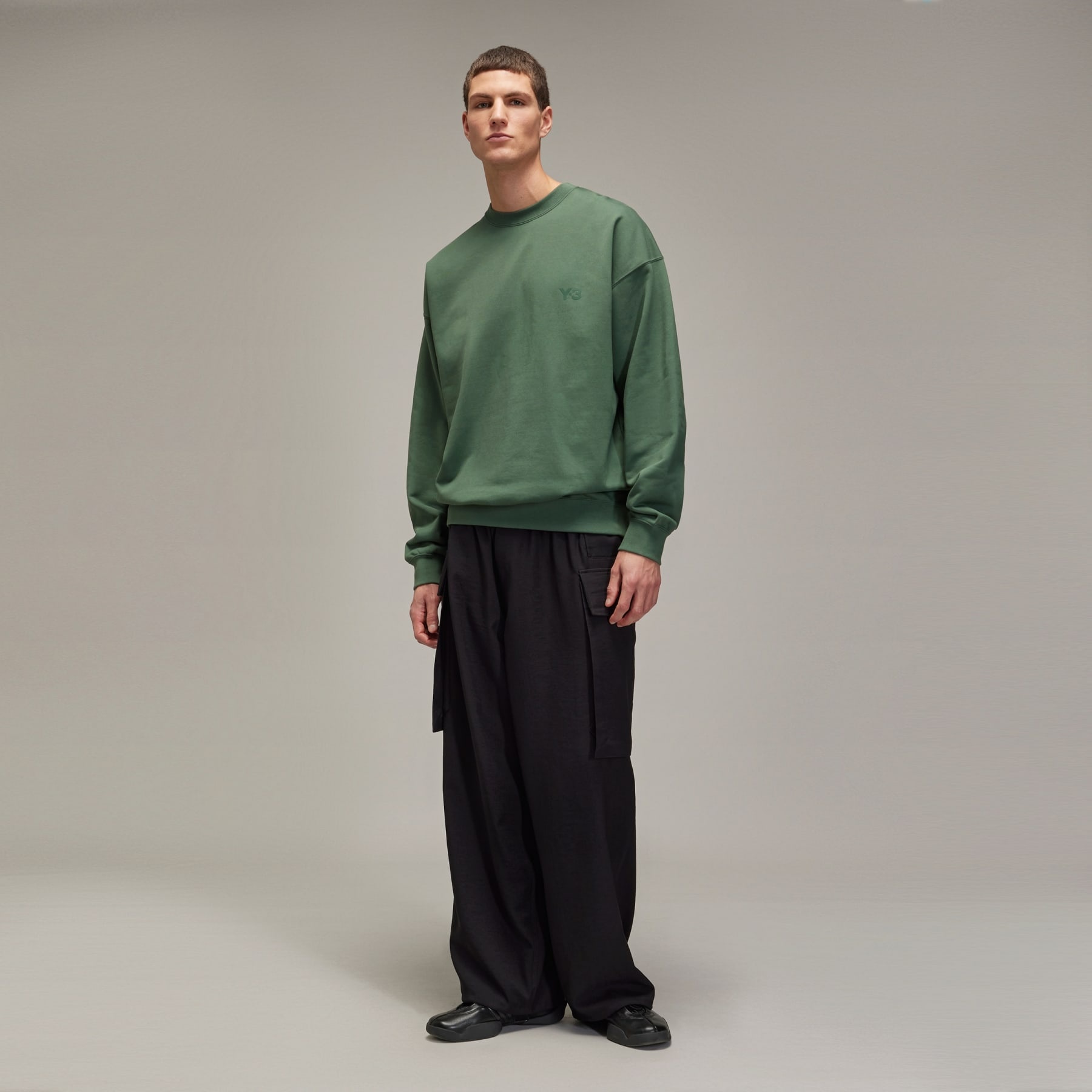 Y-3 French Terry Crew Sweater - 5