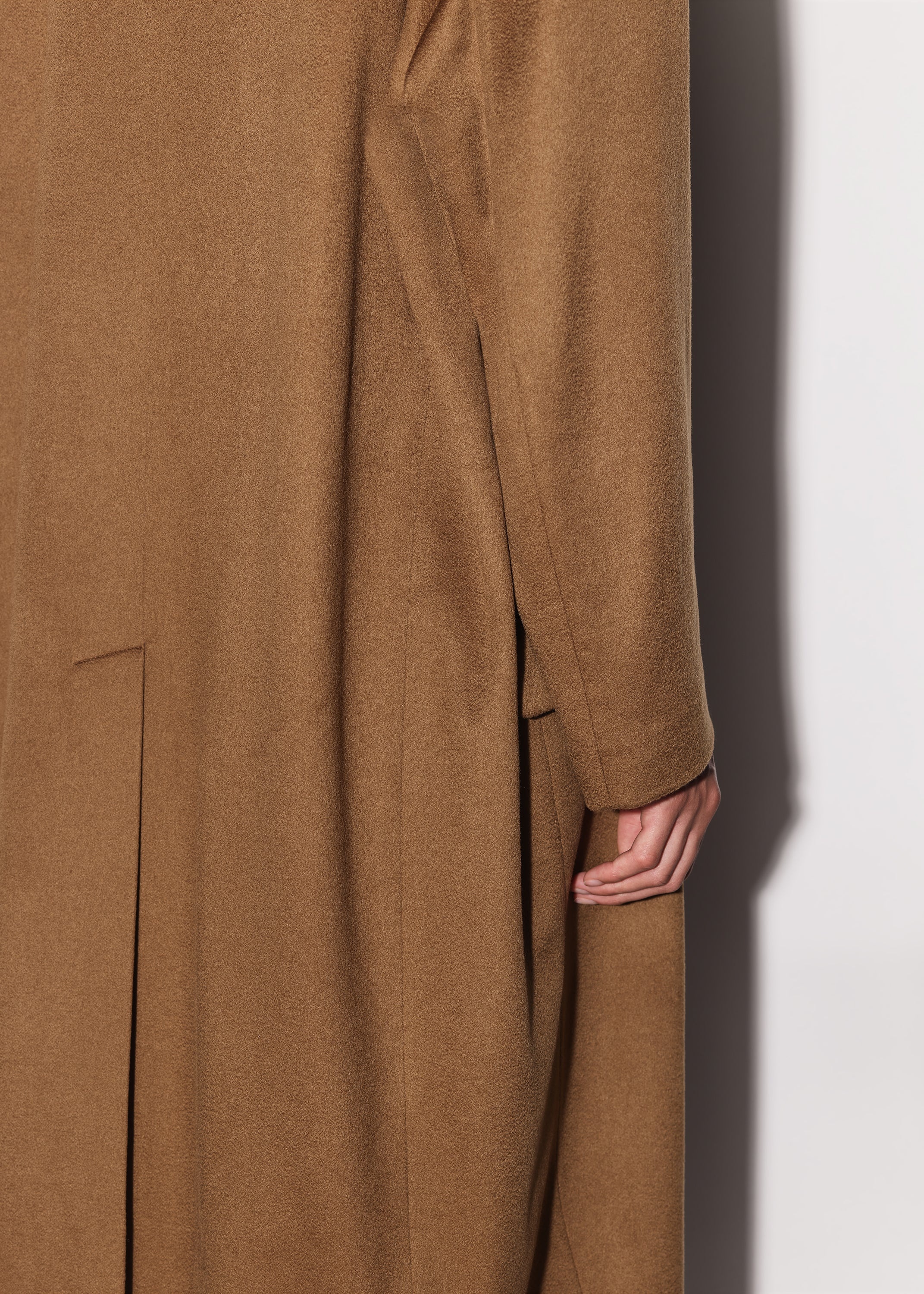 CASHMERE SINGLE BREASTED COAT - 7