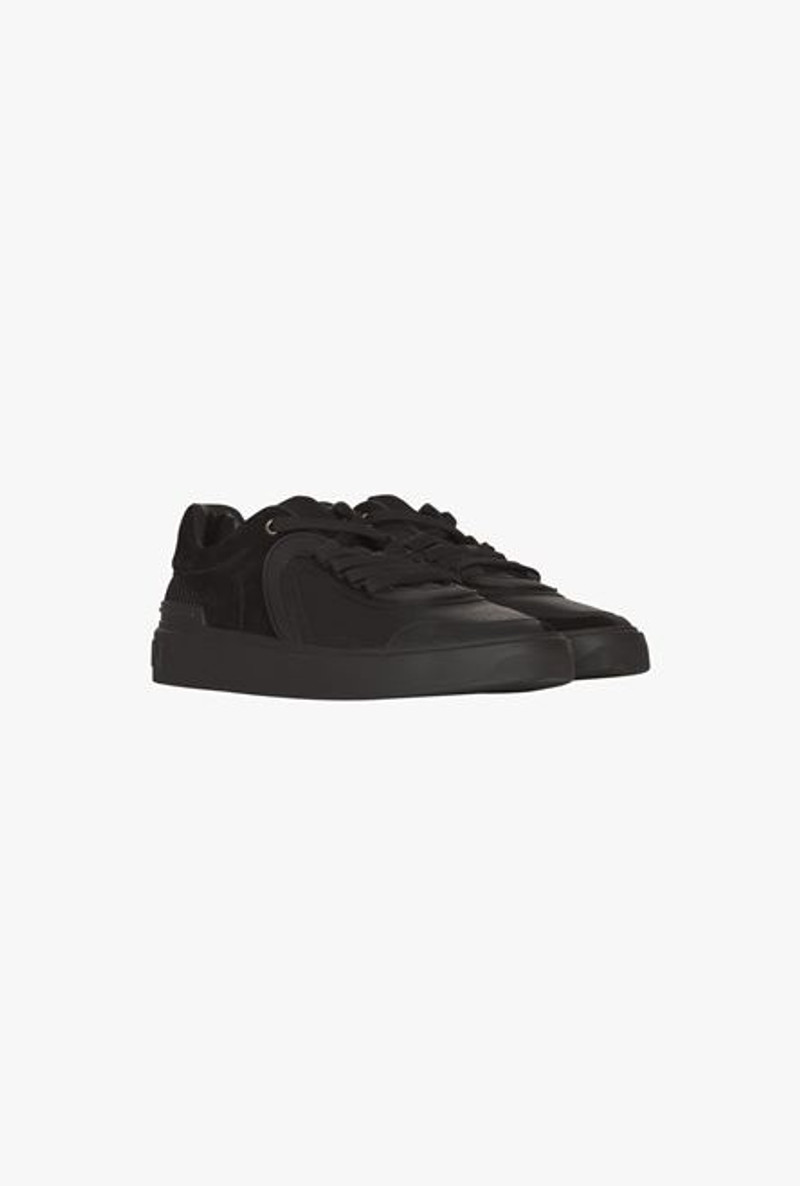 Black leather and suede B-Skate sneakers 2