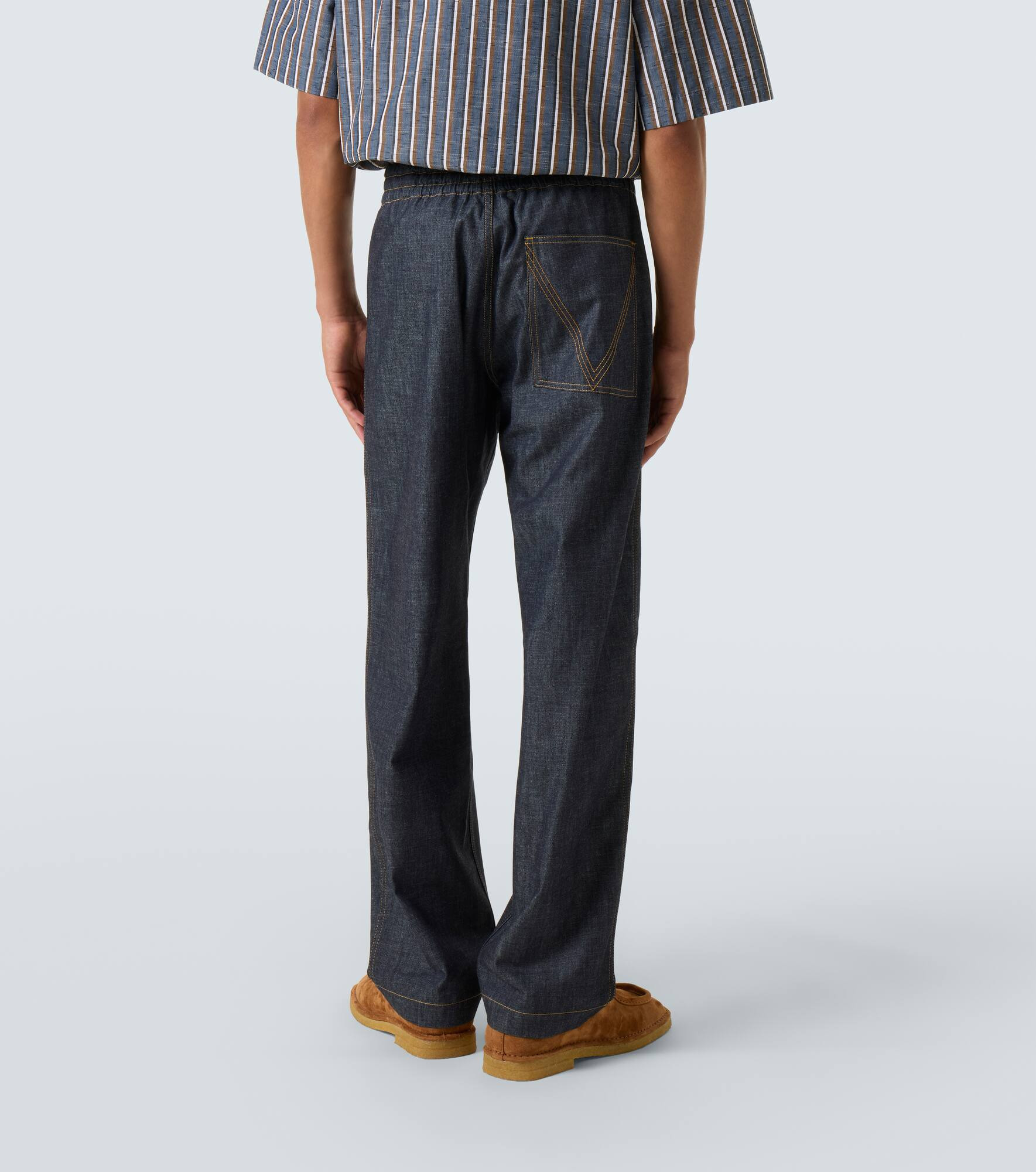 Mid-rise straight jeans - 4