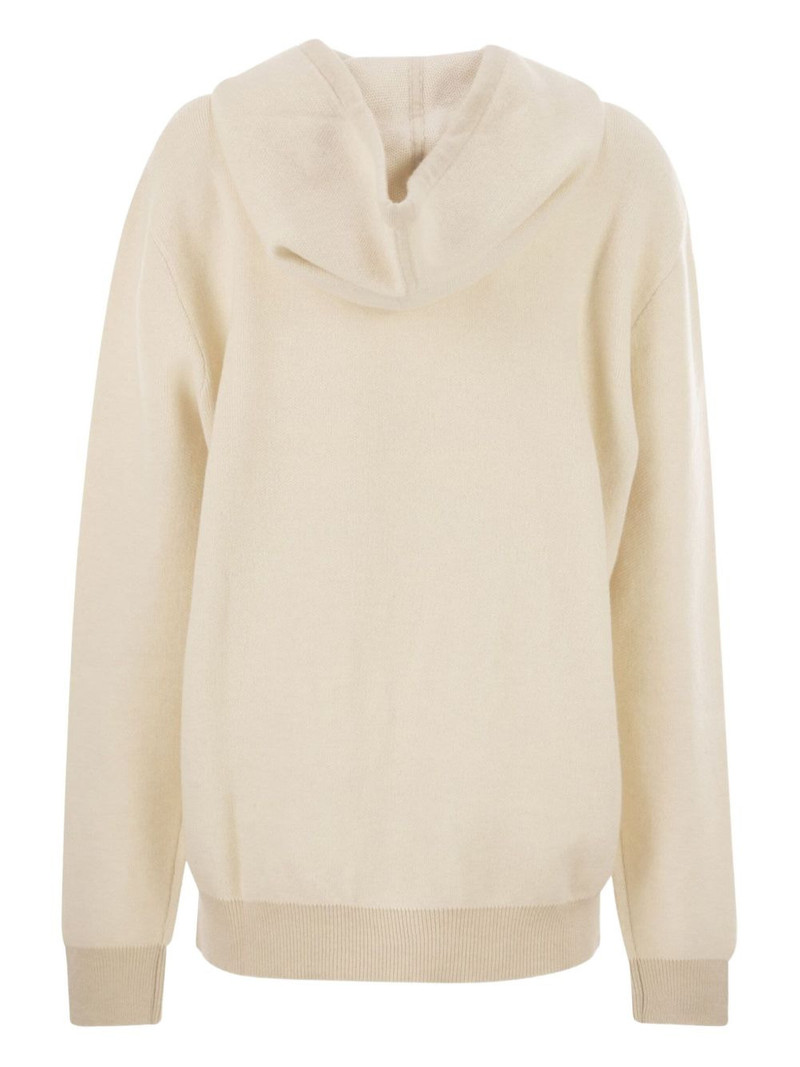 PESERICO ribbed hoodie outlook