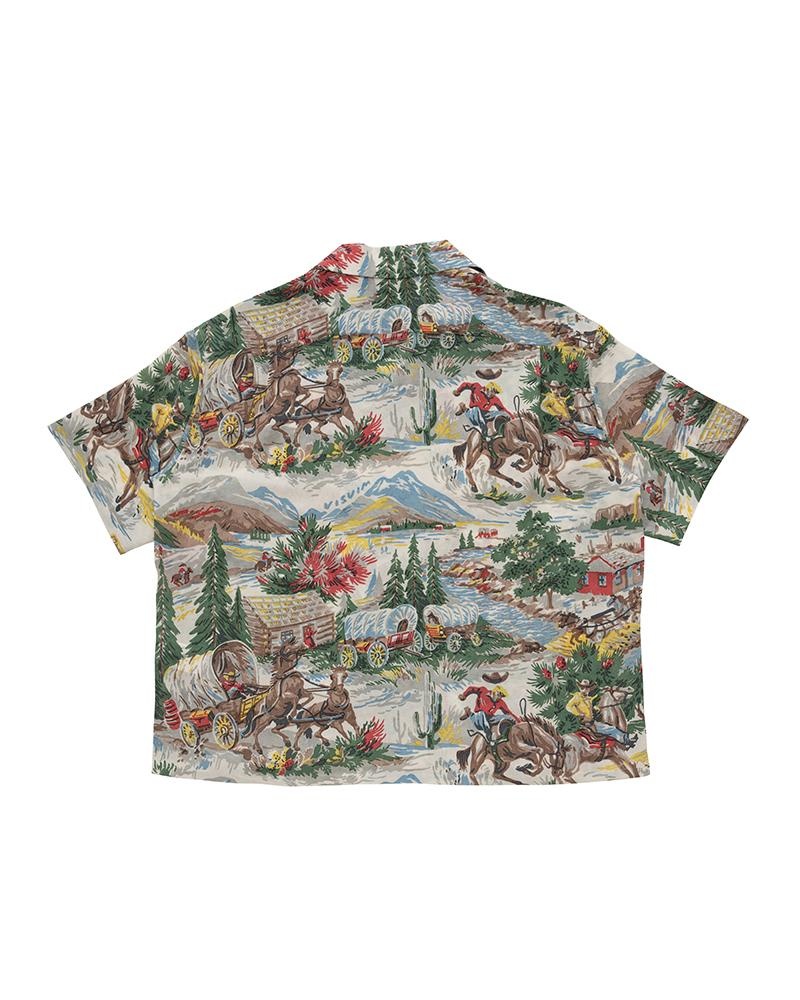 CROSBY SHIRT S/S (WASHI CHIRIMEN) IVORY - 2