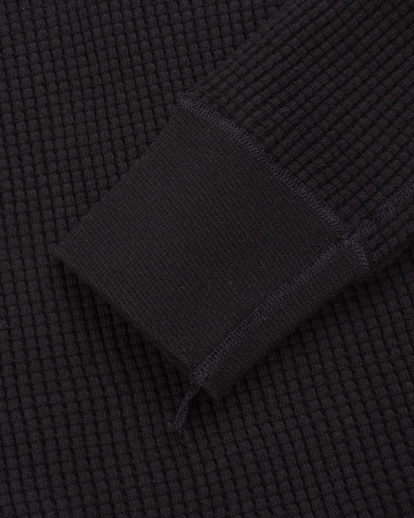IGNITION WORKS THERMAL CREW NECK LONG SLEEVED TOP - BLACK - 7