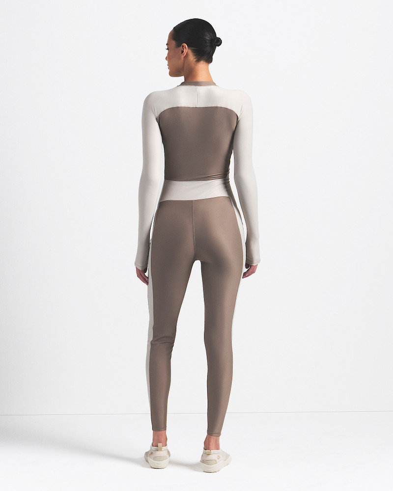 Nike NikeSKIMS Shine Women's Zip-Front Long Bodysuit outlook