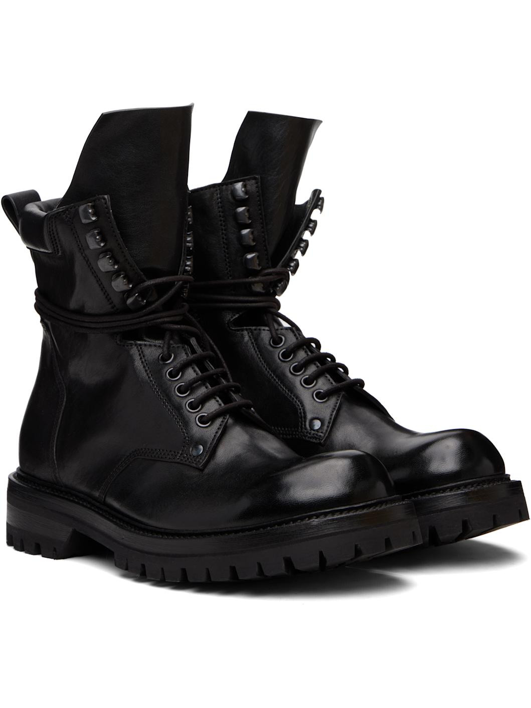 Black Concordians Army Low Boots - 4