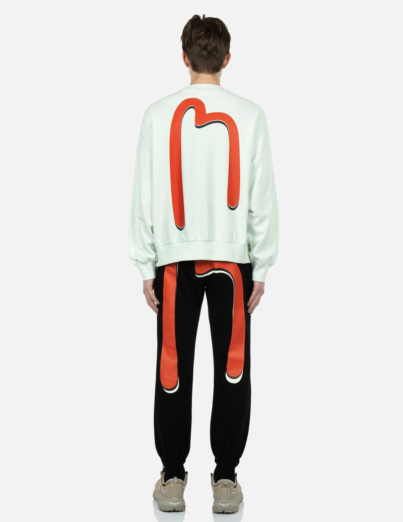 EVISU SEAGULL-DAICOCK PRINT SWEATSHIRT outlook