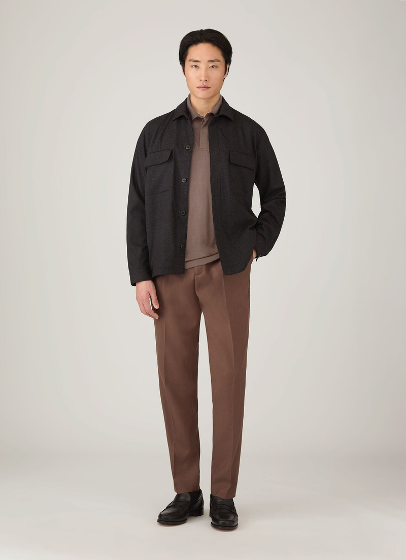 Sunspel Long Sleeve Ultra‑Fine Merino Polo Shirt outlook