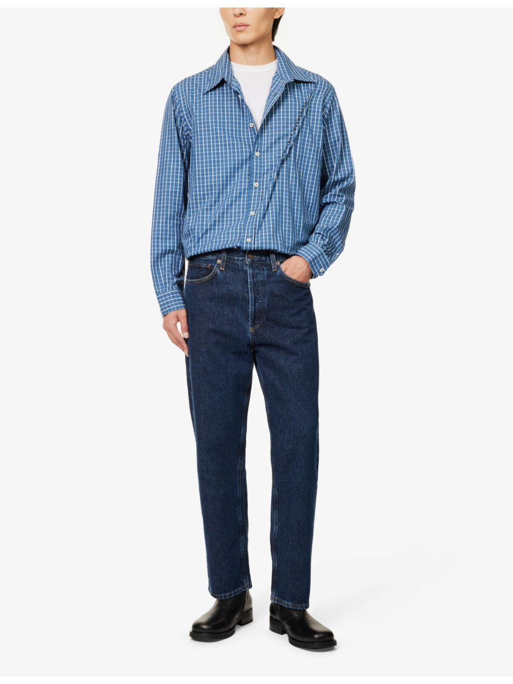 90's straight-leg loose-fit recycled-denim jeans - 2