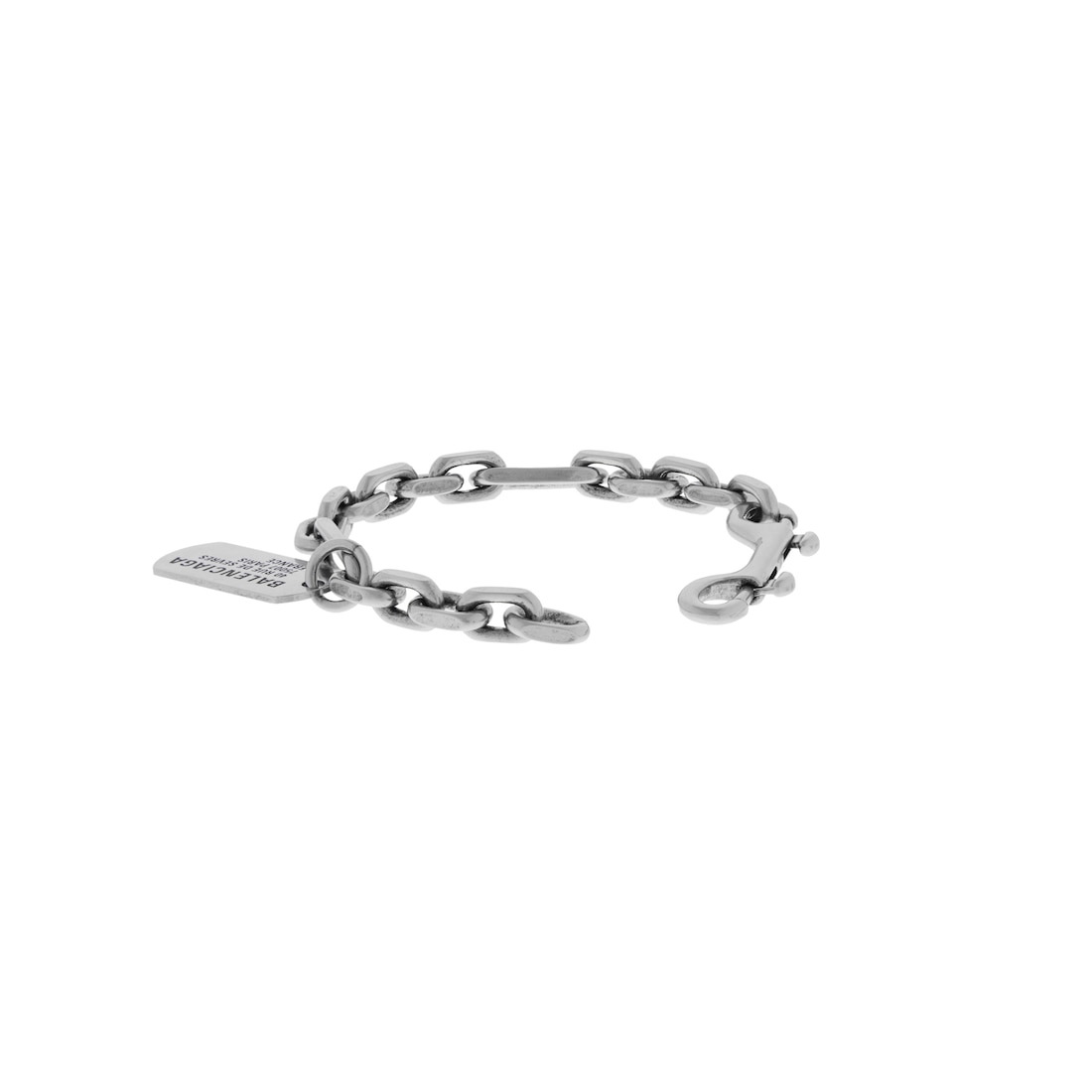 Women's Tags Carabiner Bracelet  in Antique Silver - 2