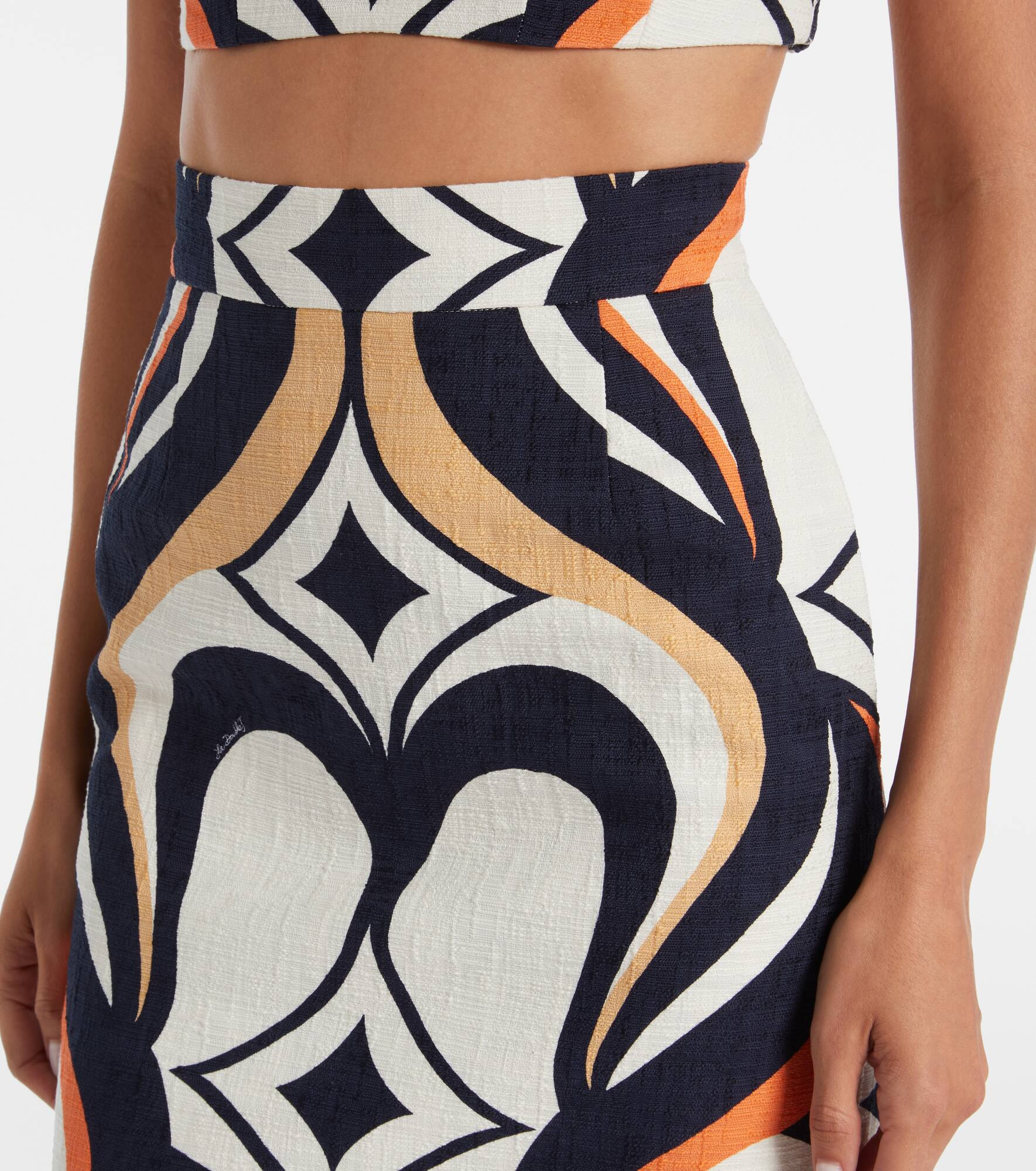 Baia Jive cotton midi skirt - 4