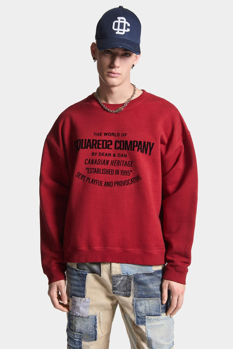 CANADIAN HERITAGE BRUSHED FLEECE RELAX FIT SWEATSHIRT 3