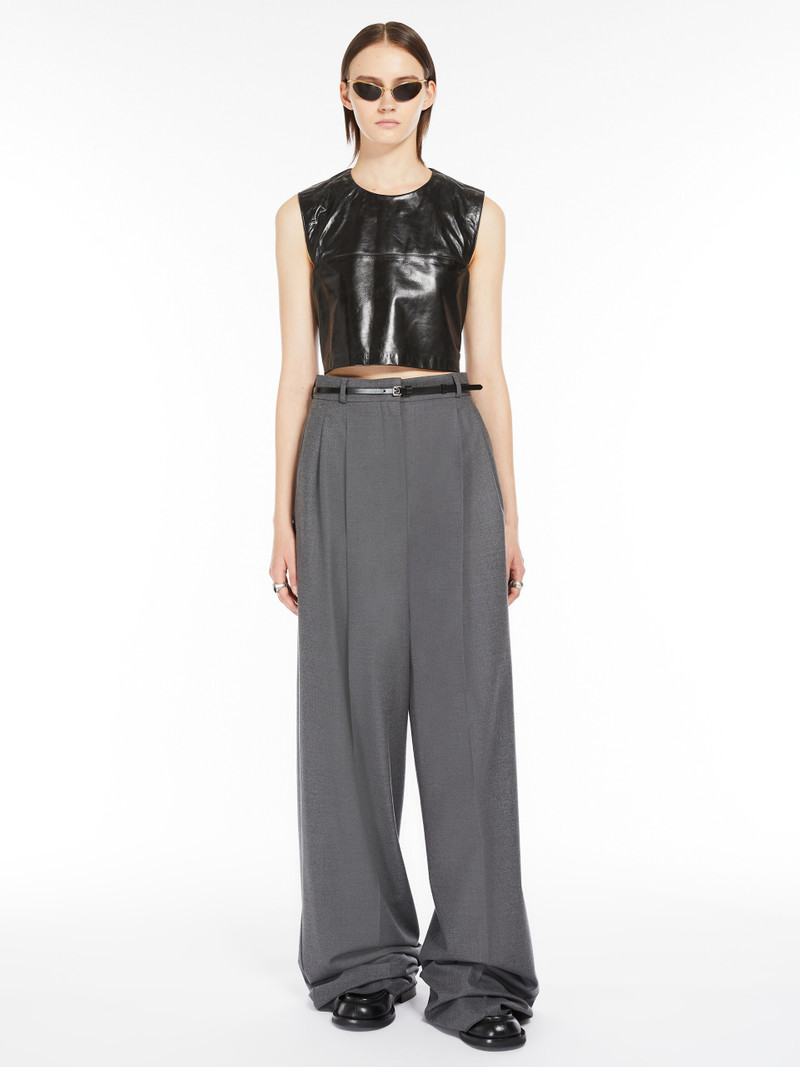Sportmax KIENS12 Oversized stretch wool trousers outlook