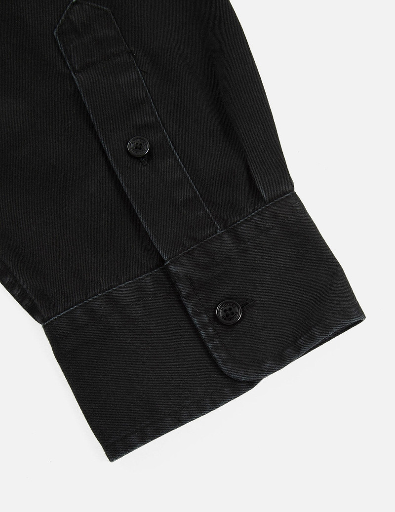 Metallic Seagull and Logo Print Relax Fit Oxford Shirt 13