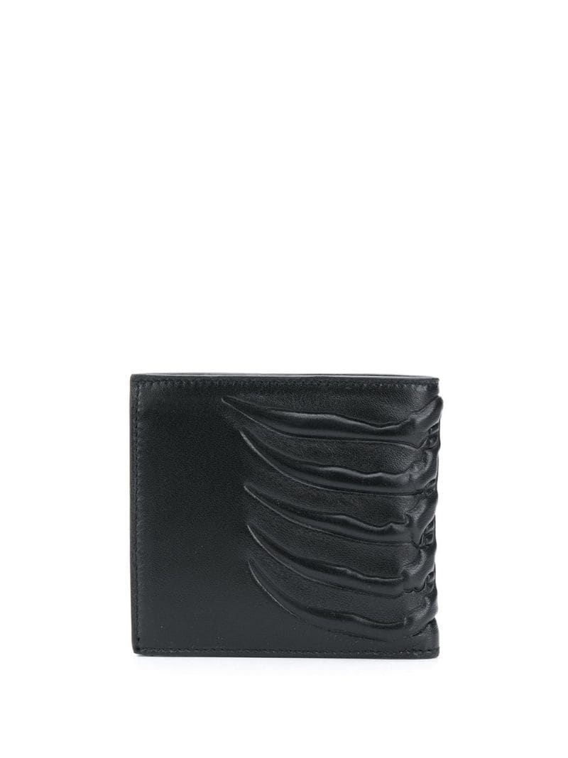 skeleton embossed bifold wallet - 3