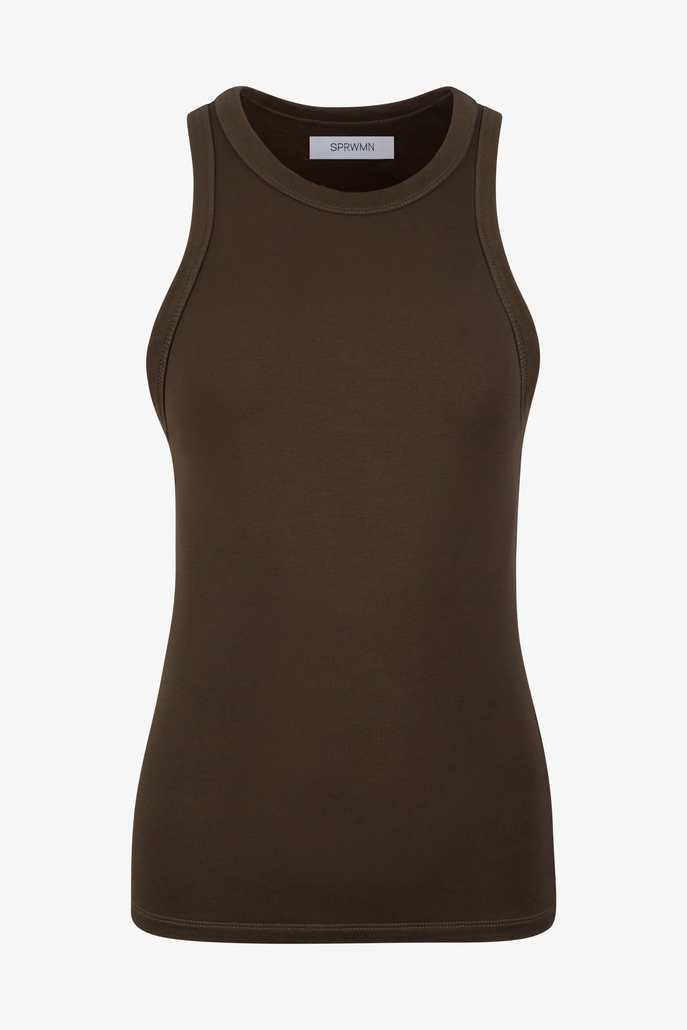 VISCOSE JERSEY RACER TANK - 1