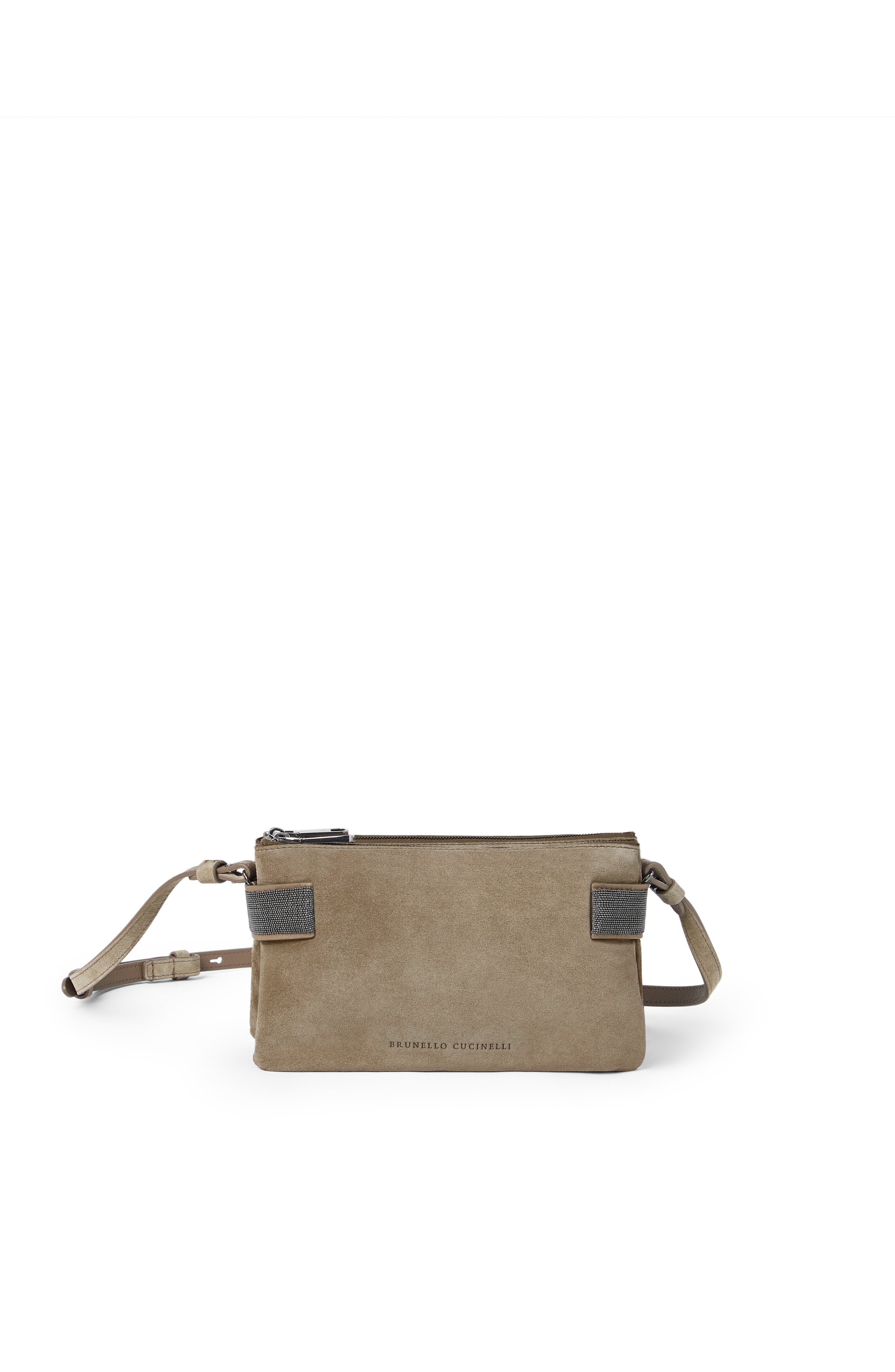 Brunello Cucinelli Essence mini shoulder bag in Warm Beige at Nordstrom - 1