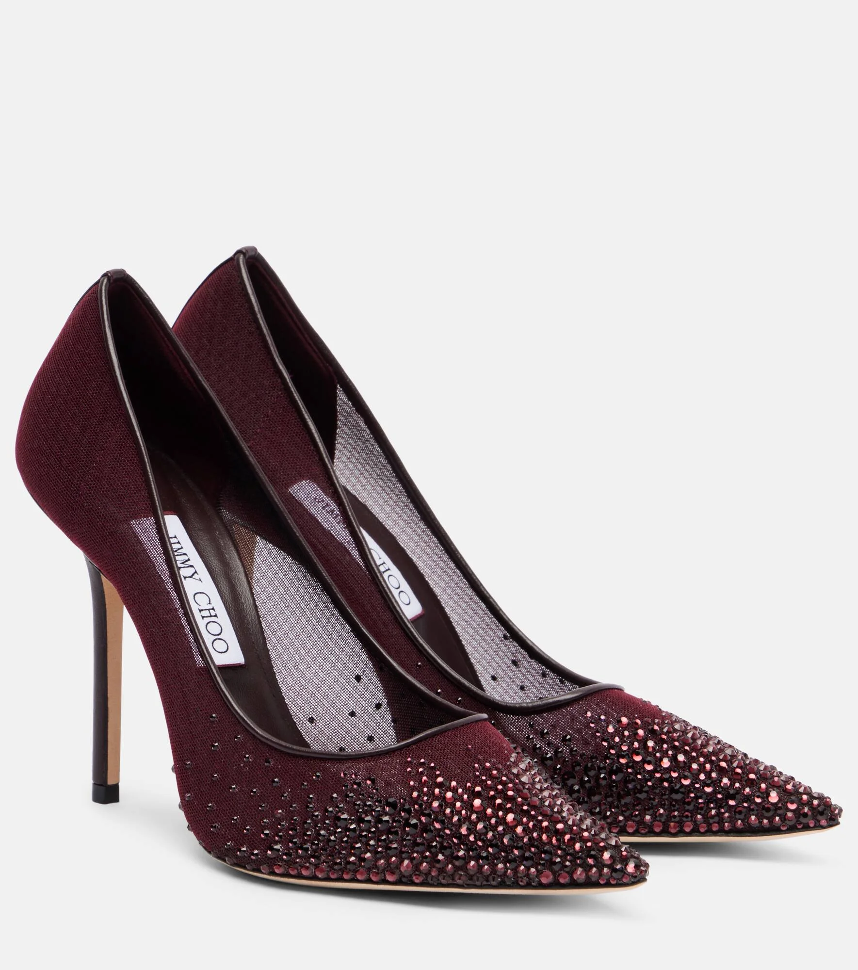 Love 100 crystal-embellished pumps - 1