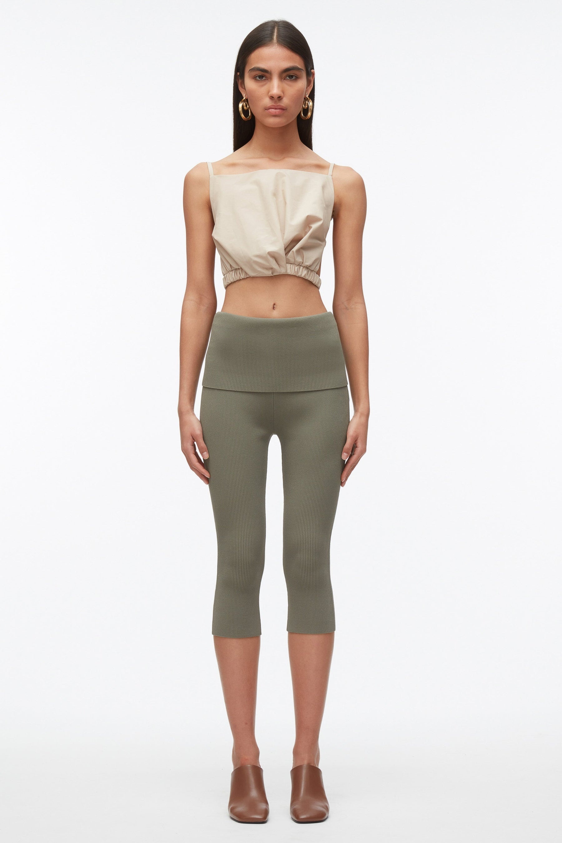 Compact Rib Capris - 2