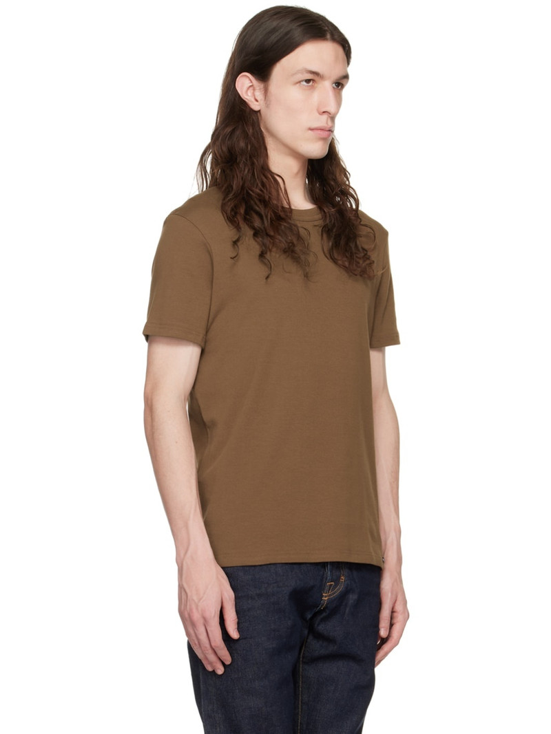 Brown Crewneck T-Shirt 2