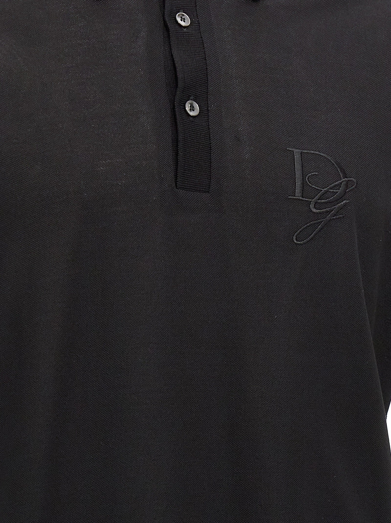 Dolce & Gabbana Men Logo Embroidery Polo Shirt - 4