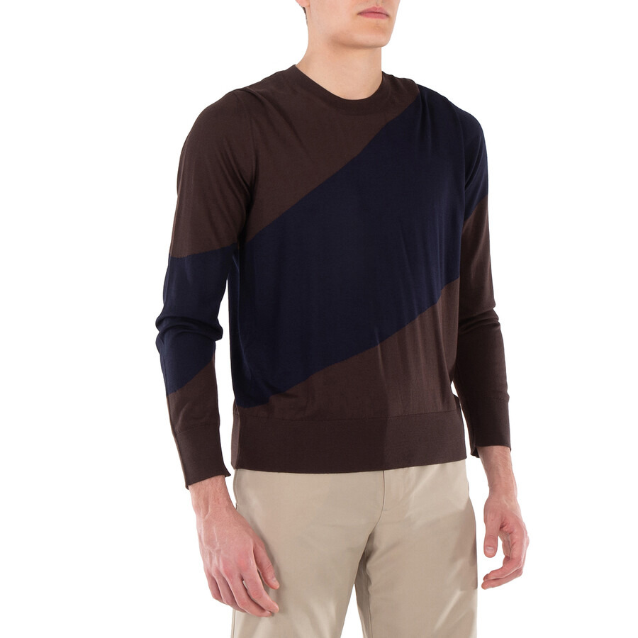Ferragamo Virgin-Wool Fine-Knit Crew Neck Jumper - 2