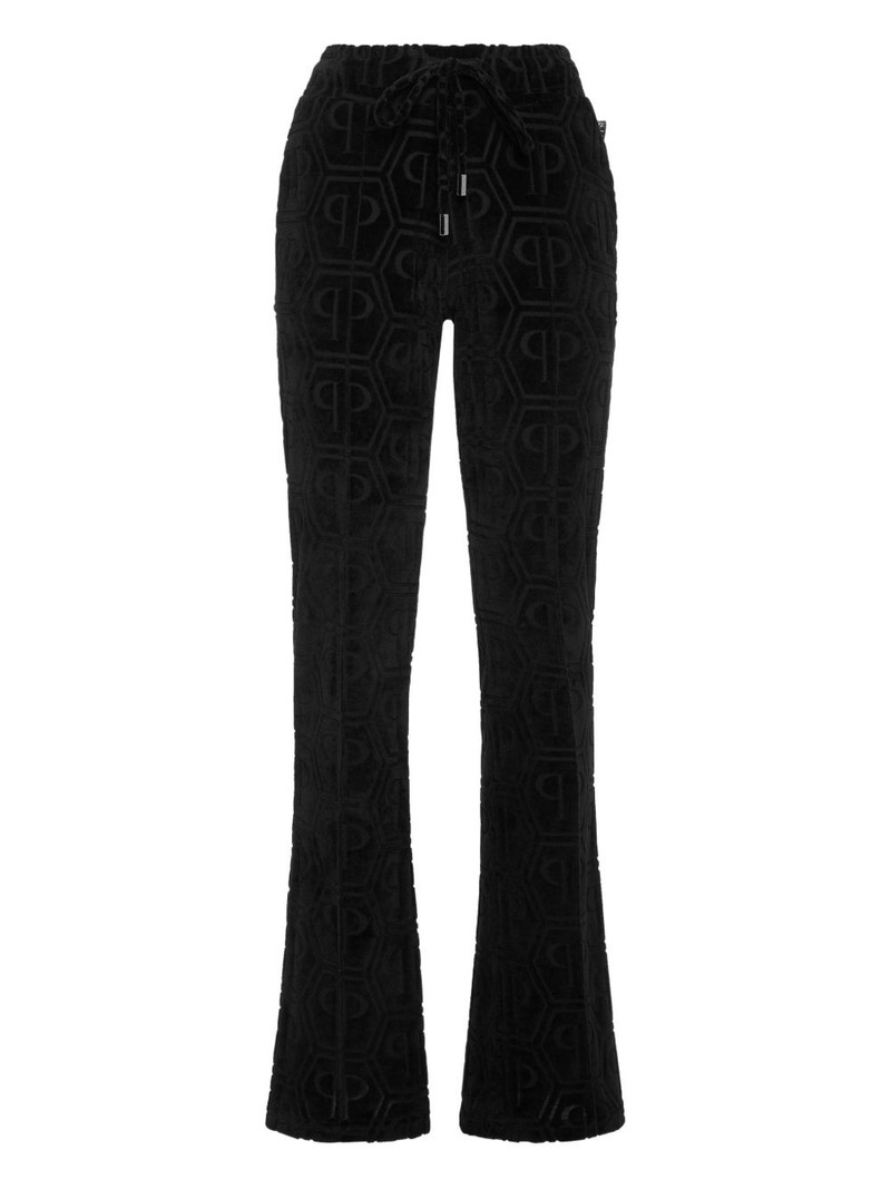 monogram-jacquard track pants 1