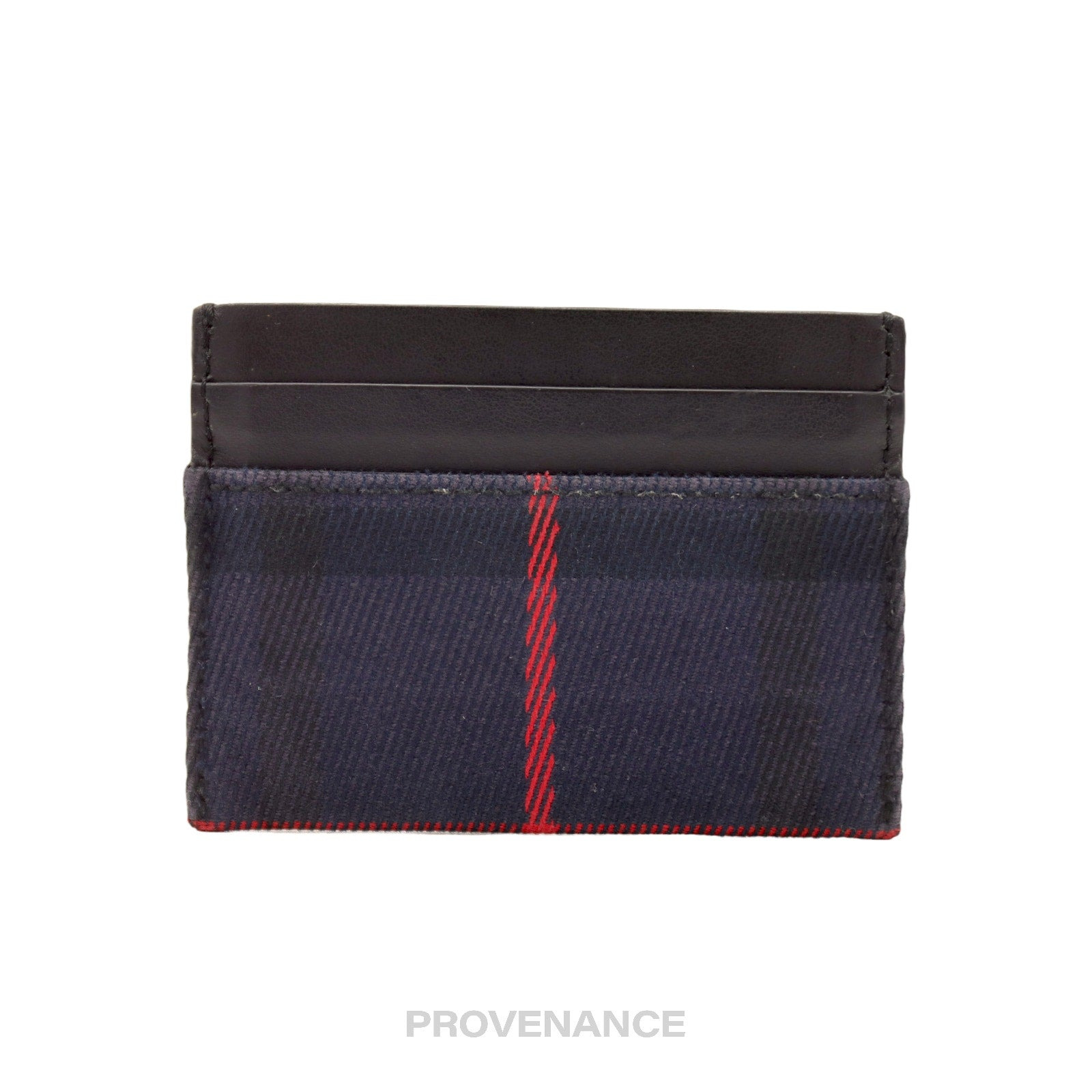 Burberry Card Holder Wallet - Navy Check - 2