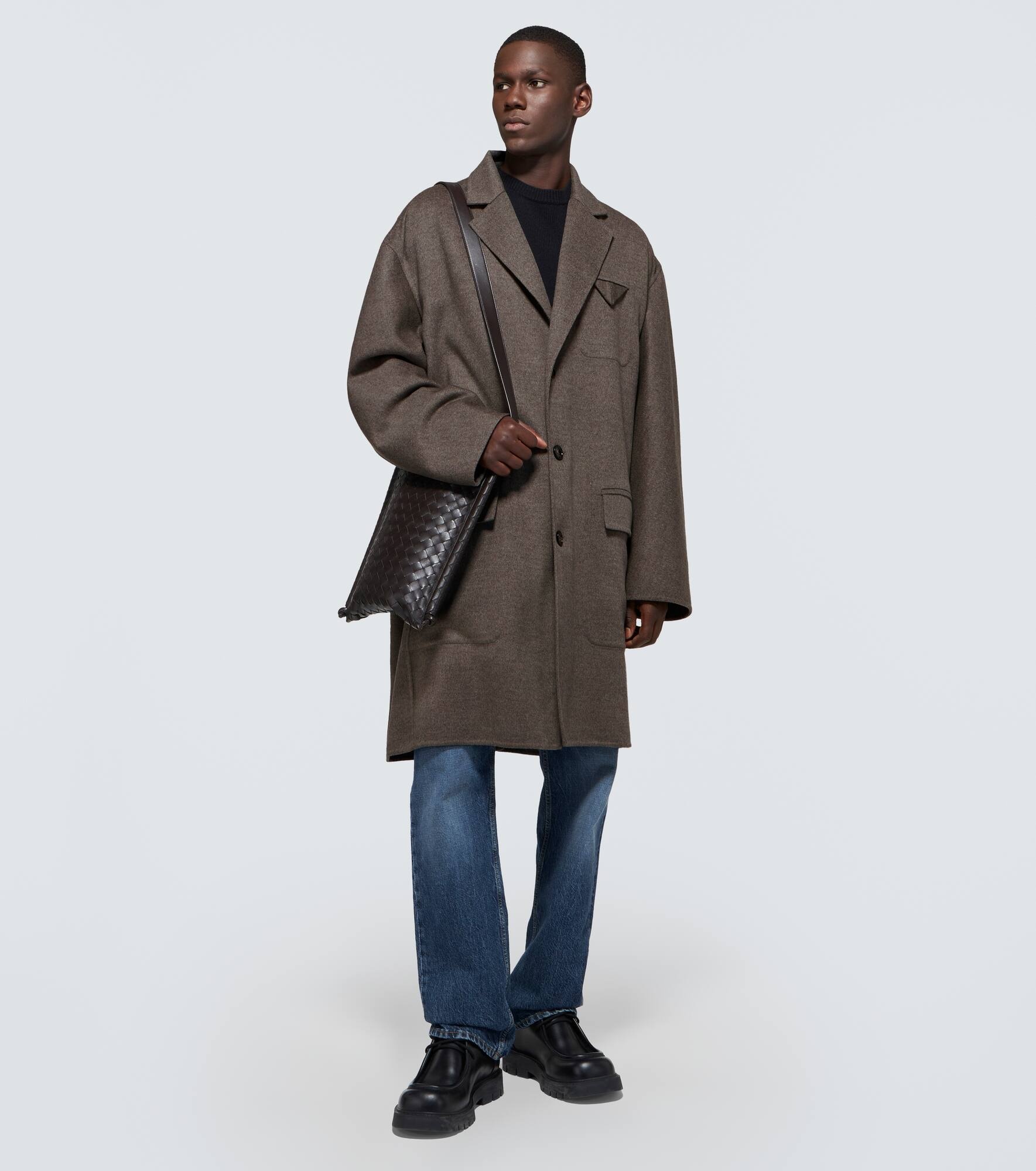 Wool and cashmere overcoat - 5