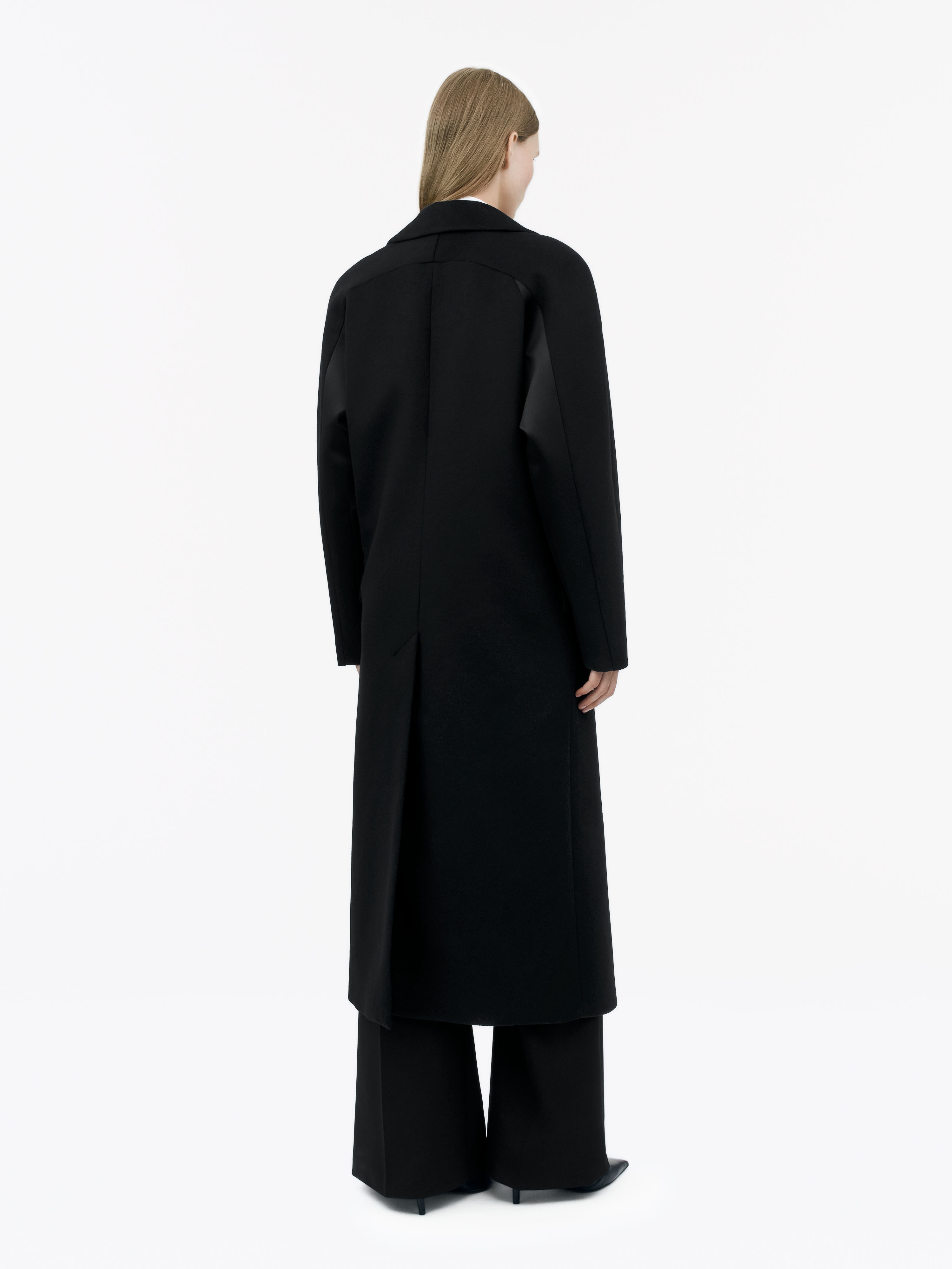 Caspia Coat In Wool Blend - 3
