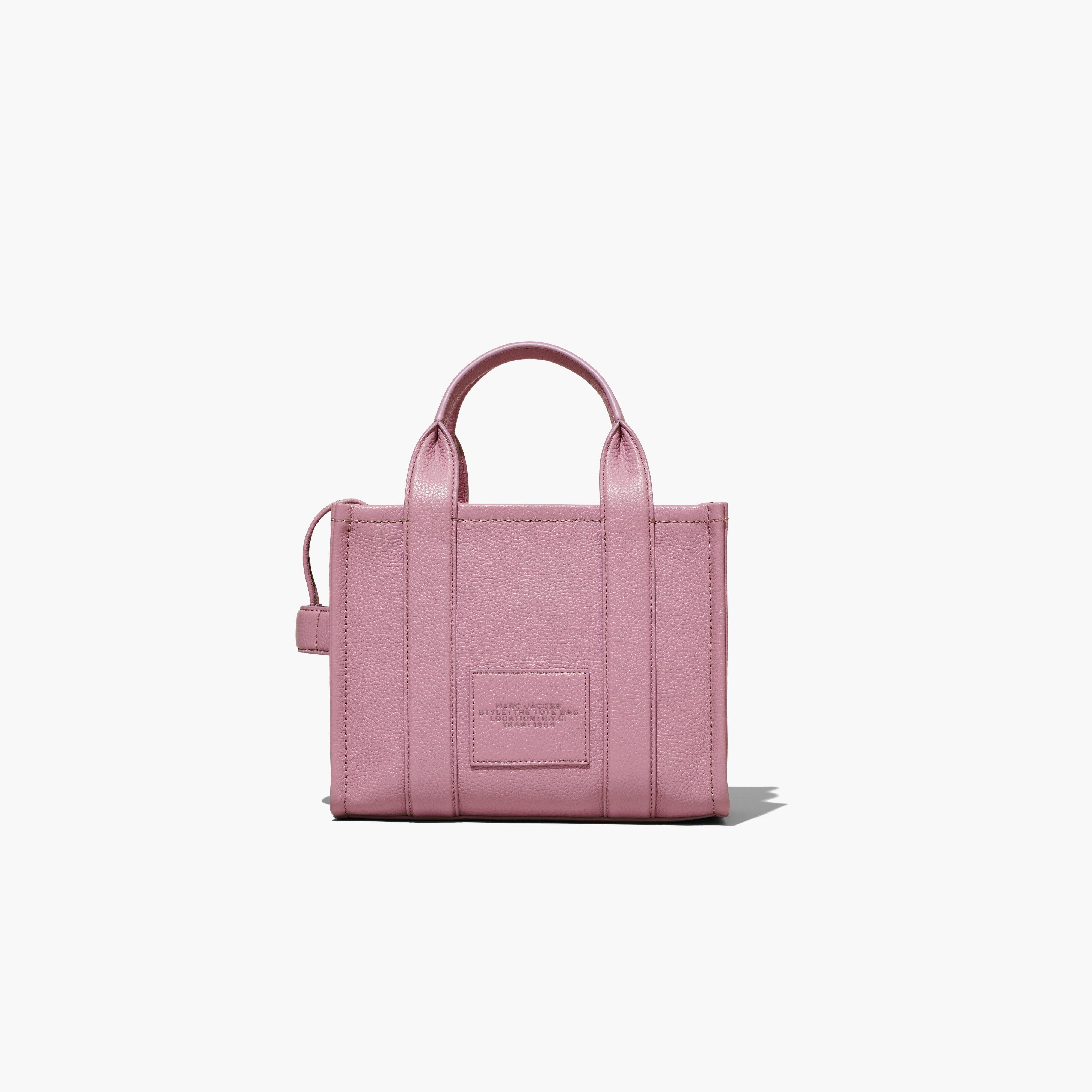 Marc Jacobs The Leather Mini Tote Bag in Pink