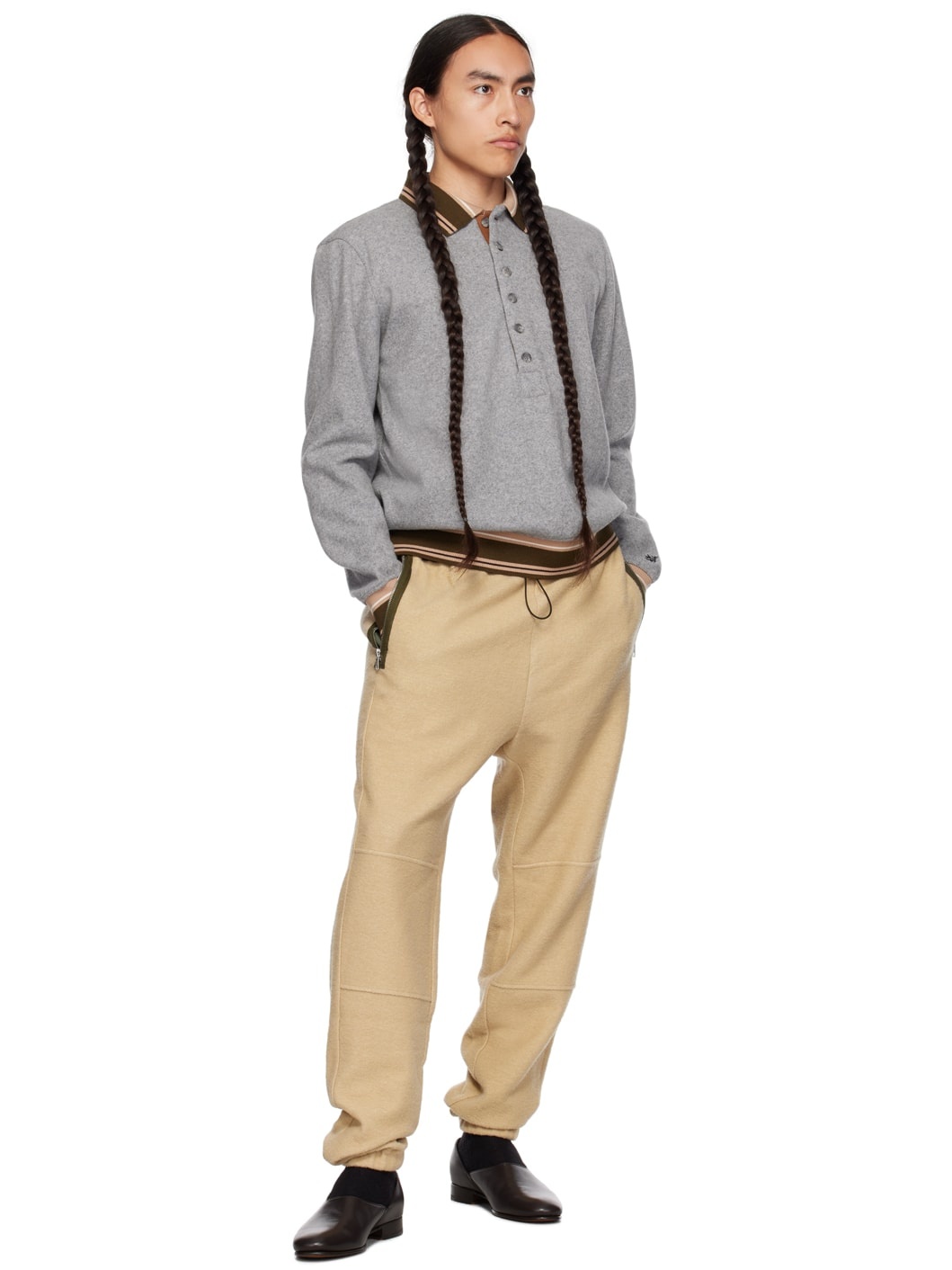 Beige Skur Sweatpants - 4