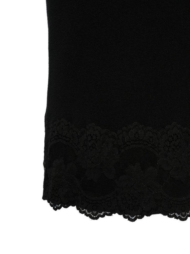 lace-trim midi dress 3