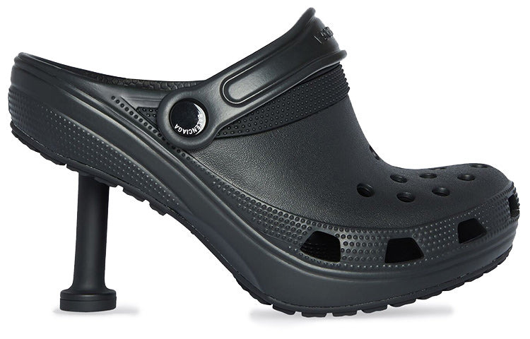 (WMNS) Crocs x Balenciaga Shoes 'Black' 677390W1S8E1000 - 2