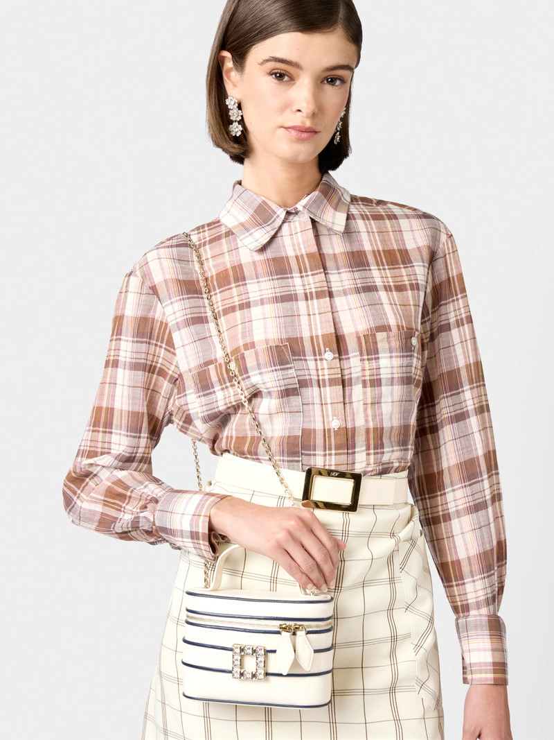 Roger Vivier Vanity Très Vivier Micro Bag in leather outlook