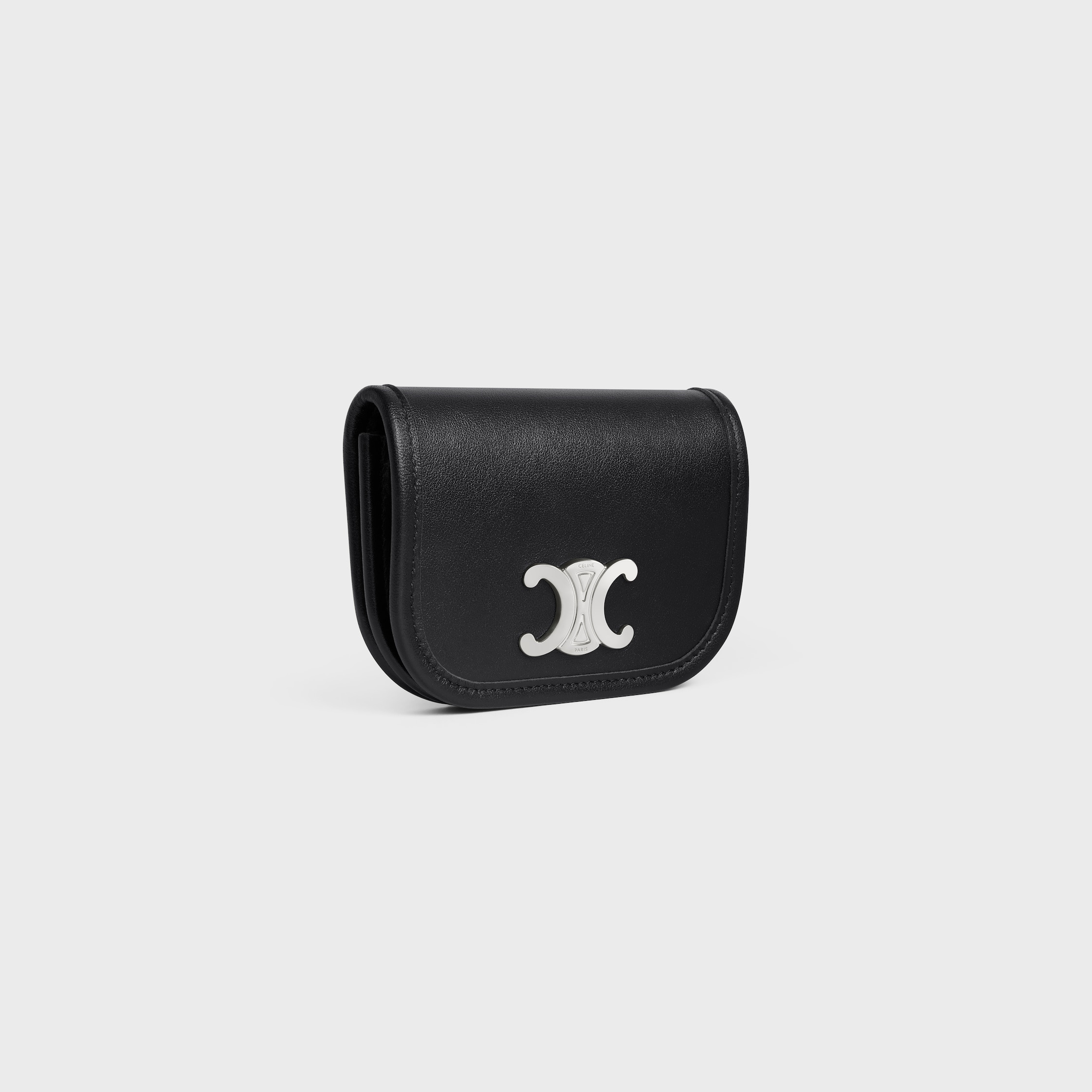 KEYRING NANO BESACE TRIOMPHE IN SMOOTH CALFSKIN - 2