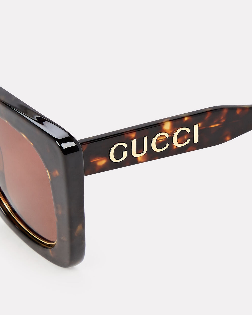 Oversized Square Tortoiseshell Sunglasses - 3