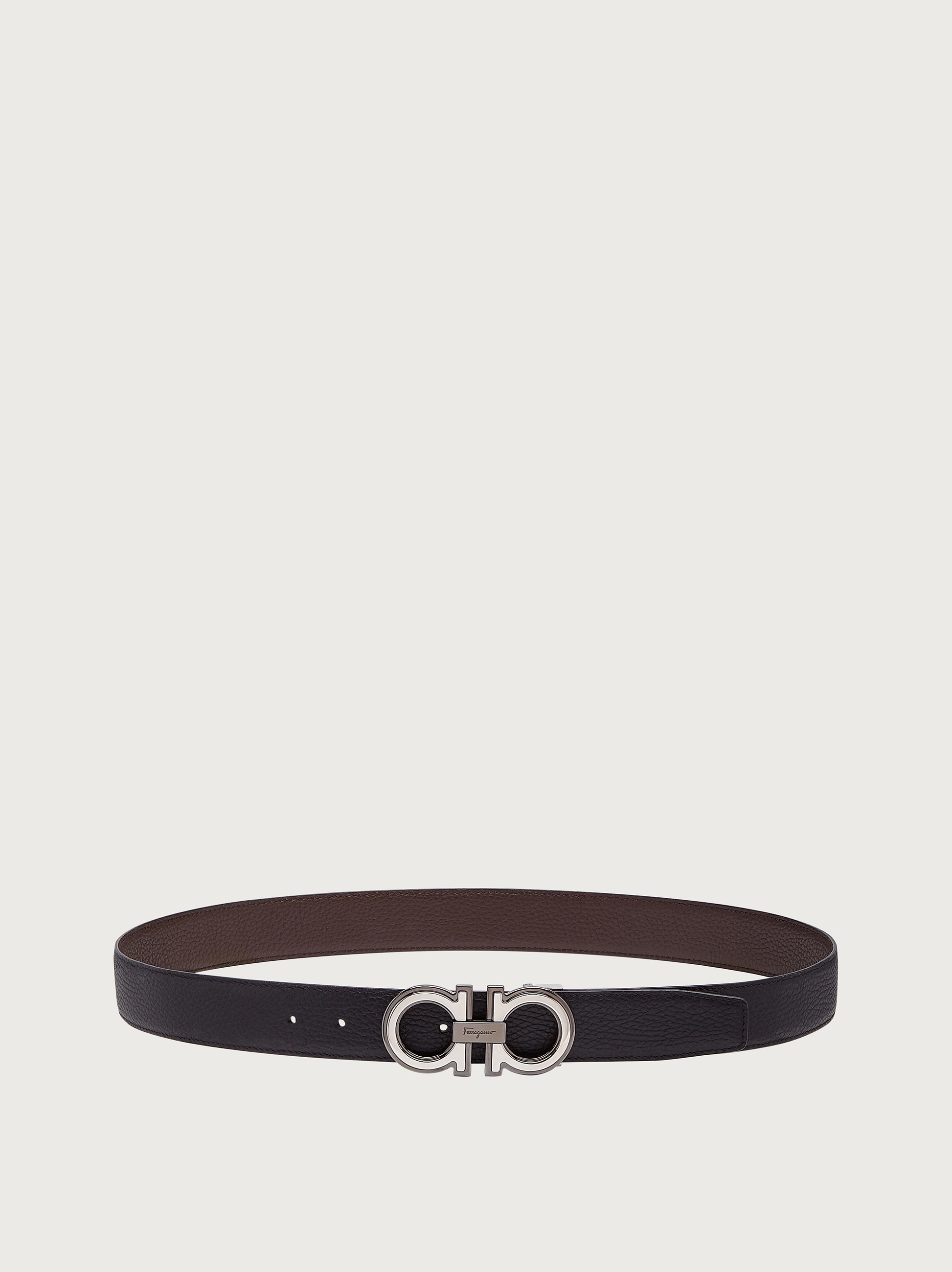 Reversible and adjustable Gancini belt - 2