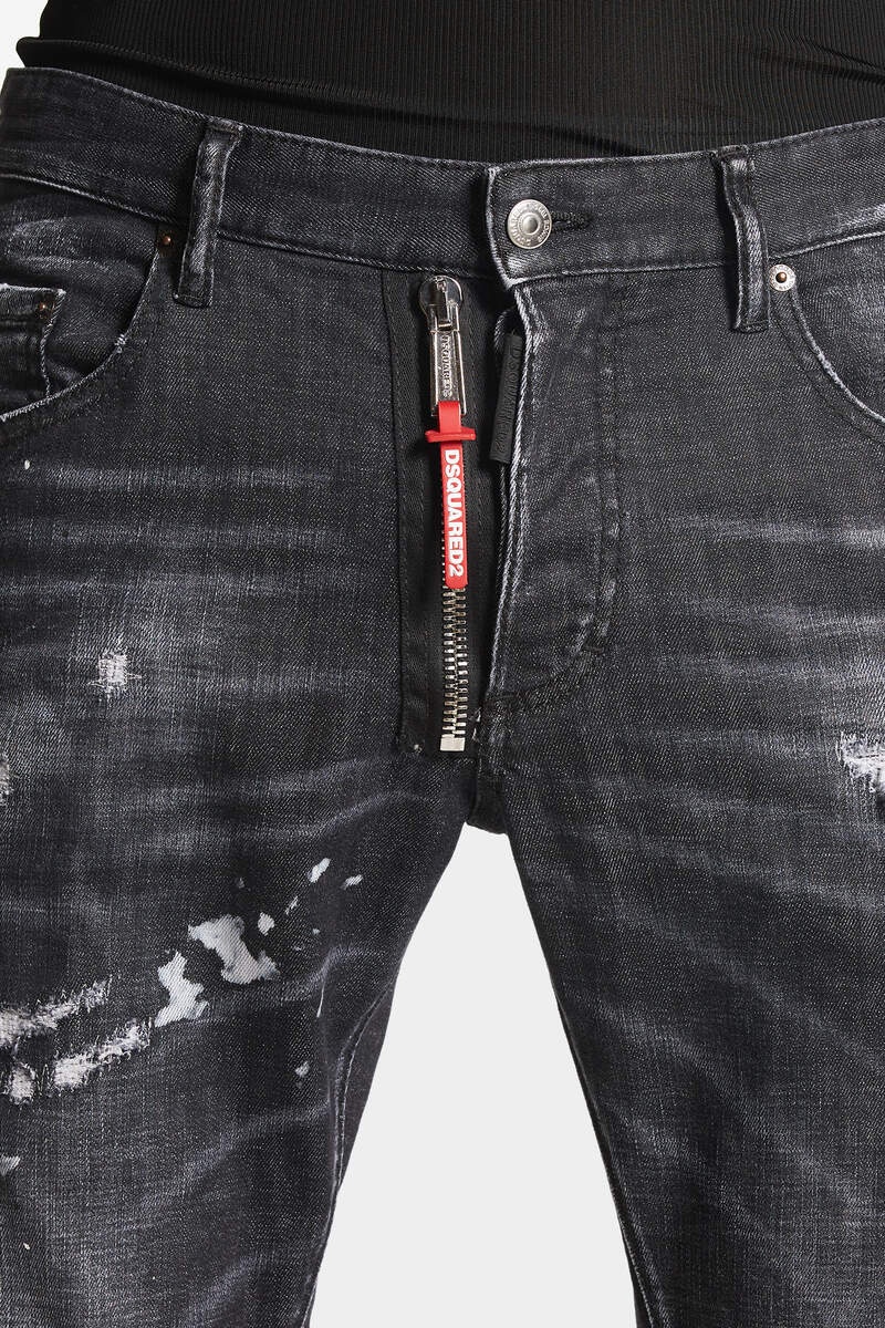 BLACK PIONER WASH SKATER JEANS - 5